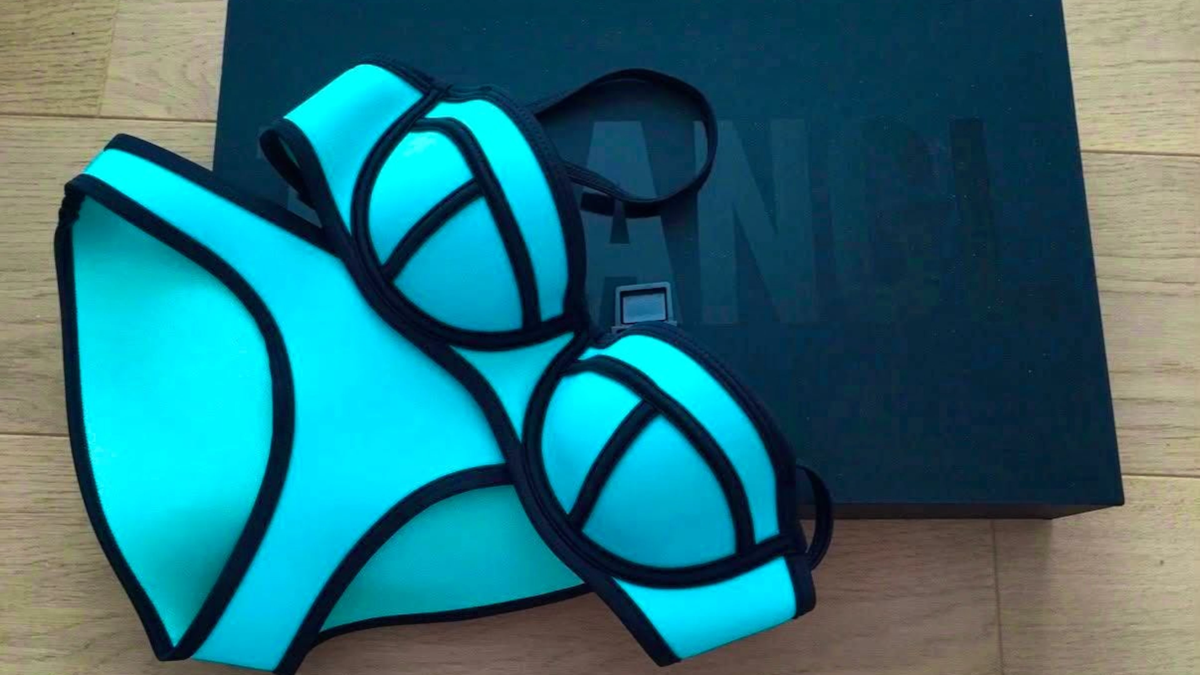 Infatti, l’autrice dell’articolo ha trovato nel suo cloud una vecchia foto del suo bikini Triangl. Lo scatto risale al febbraio 2015.