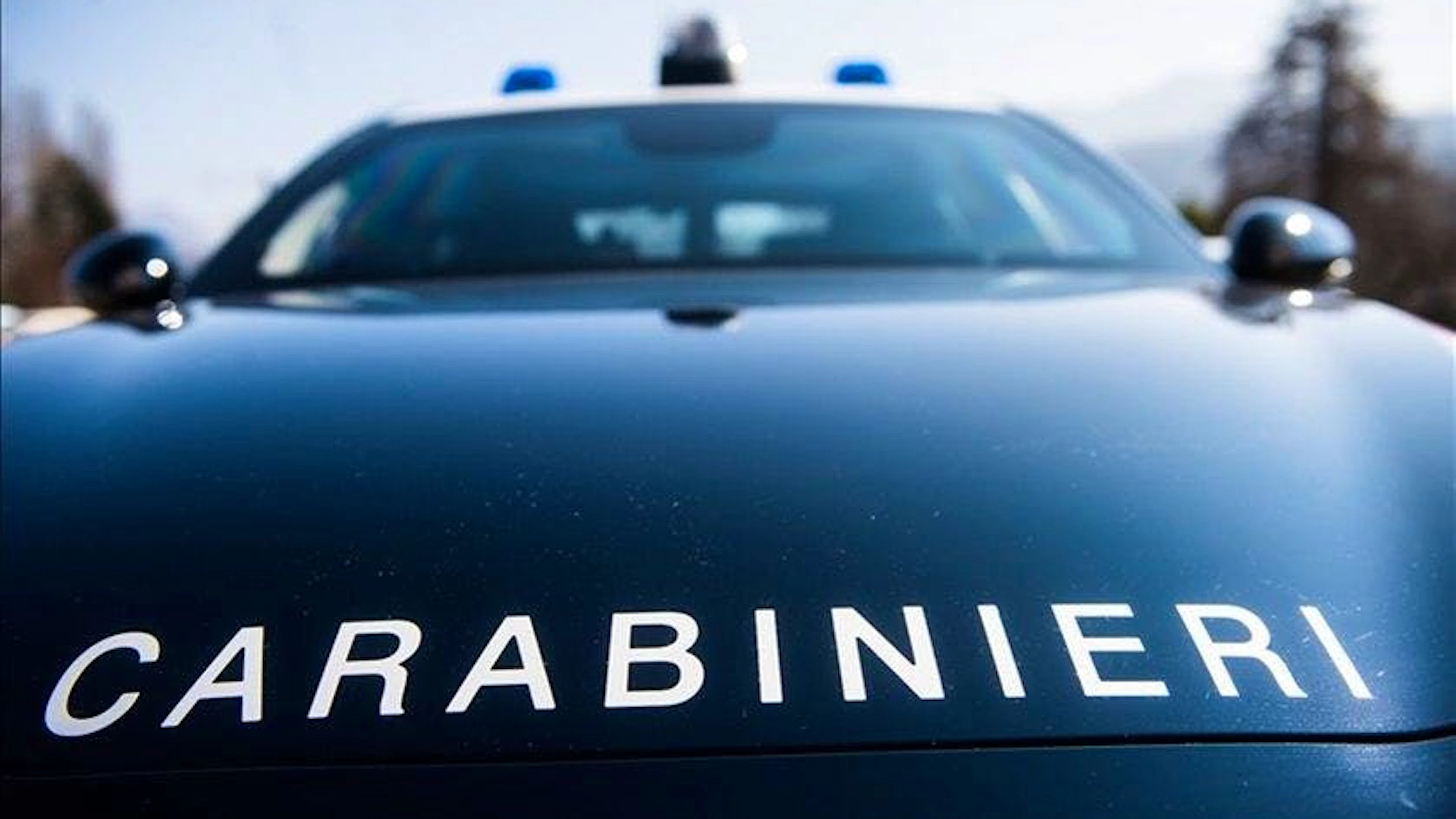 Sul posto carabinieri e vigili del fuoco