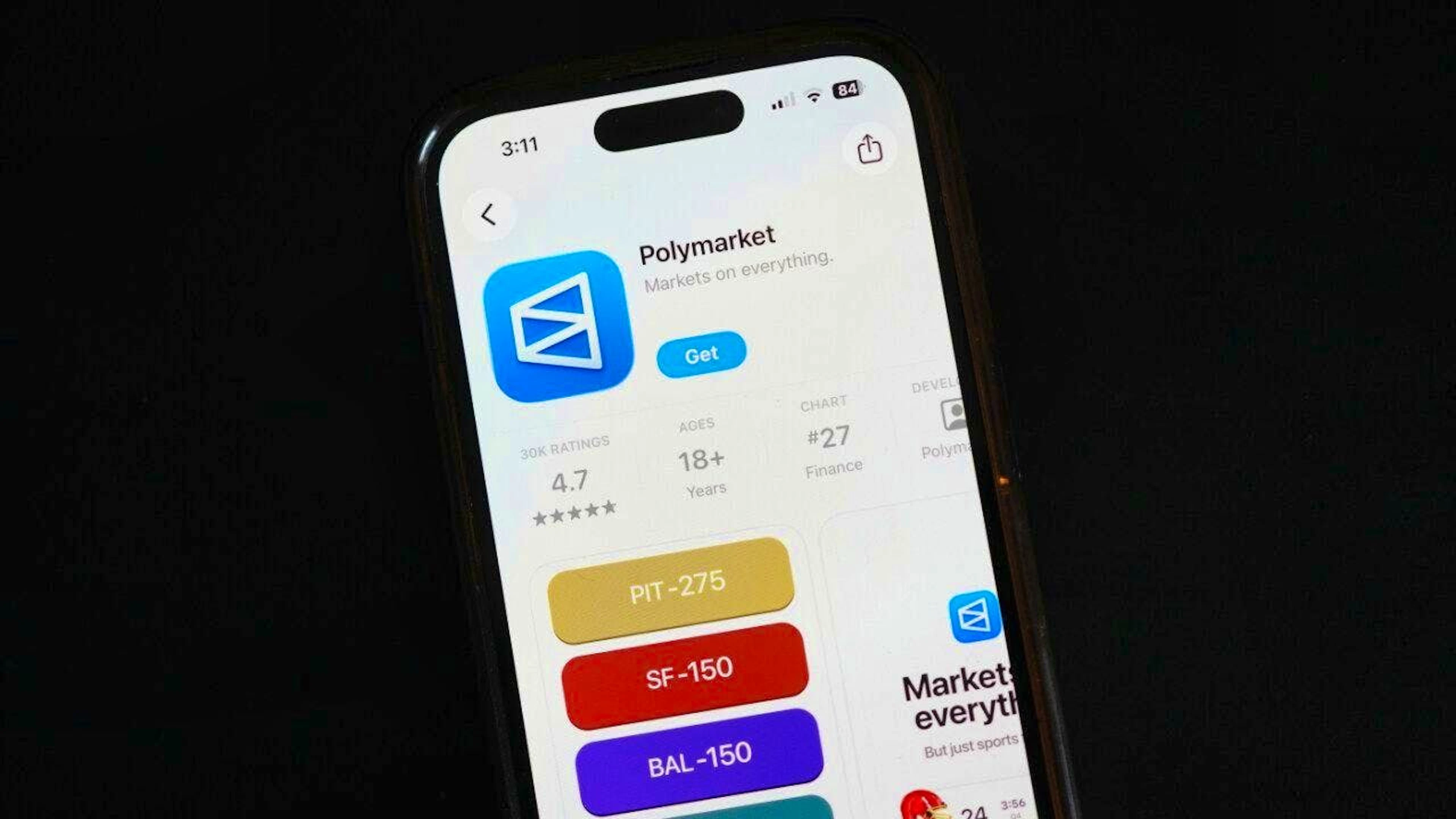 According to the Intercantonal Gaming Supervisory Authority (Gespa), bets totaling approximately 2.5 billion U.S. dollars have been placed on the World Cup champion on platforms such as “Polymarket.” (File photo)