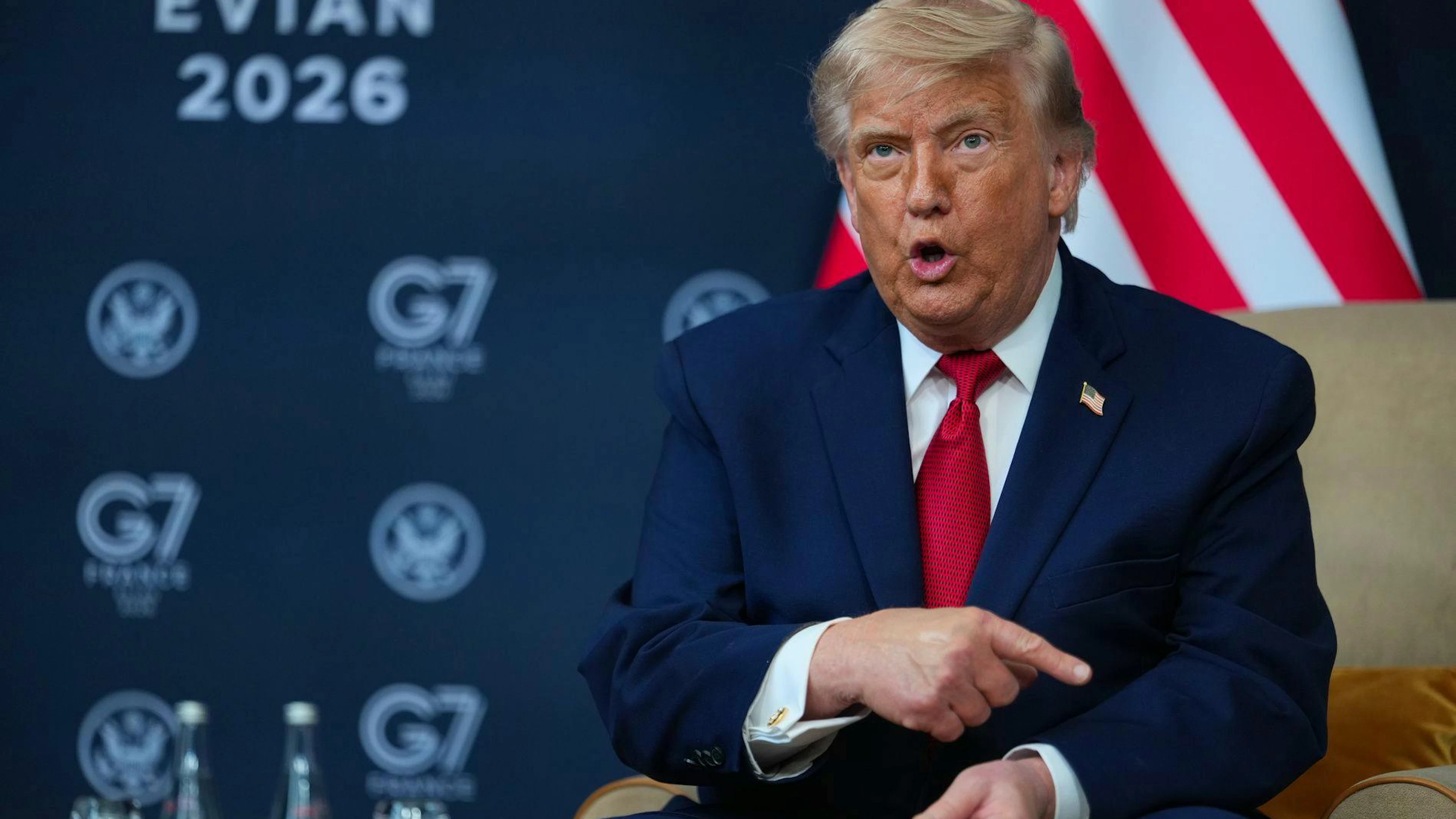 Donald Trump a tenu ces propos en marge d'une rencontre avec le président égyptien Abdel Fattah al-Sissi, au sommet du G7 à Evian.