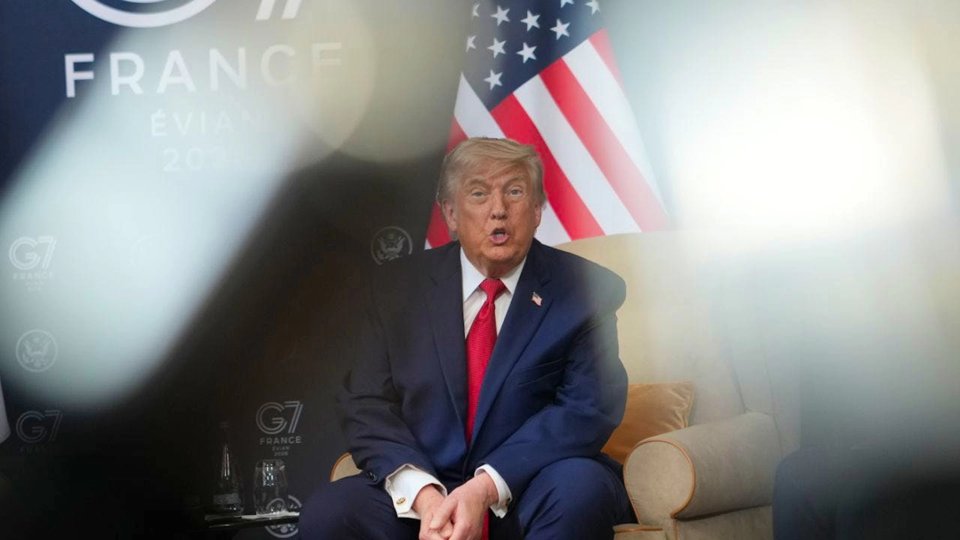 Il presidente americano Donald Trump ha sottolineato che quello che verrà firmato venerdì con l'Iran «non è un testo finale, è un protocollo di accordo».