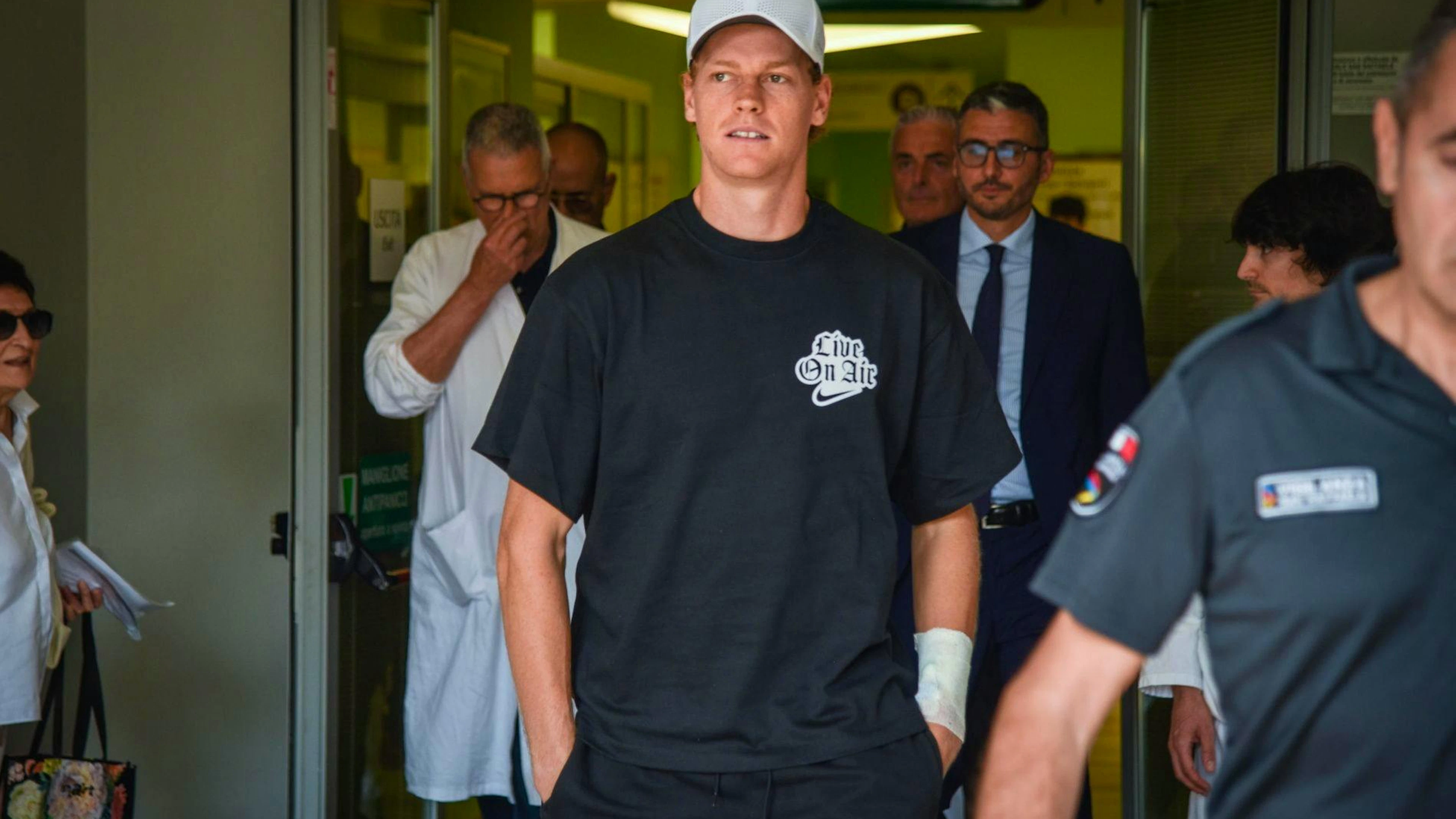 Il tennista italiano Jannik Sinner (foto d'archivio).