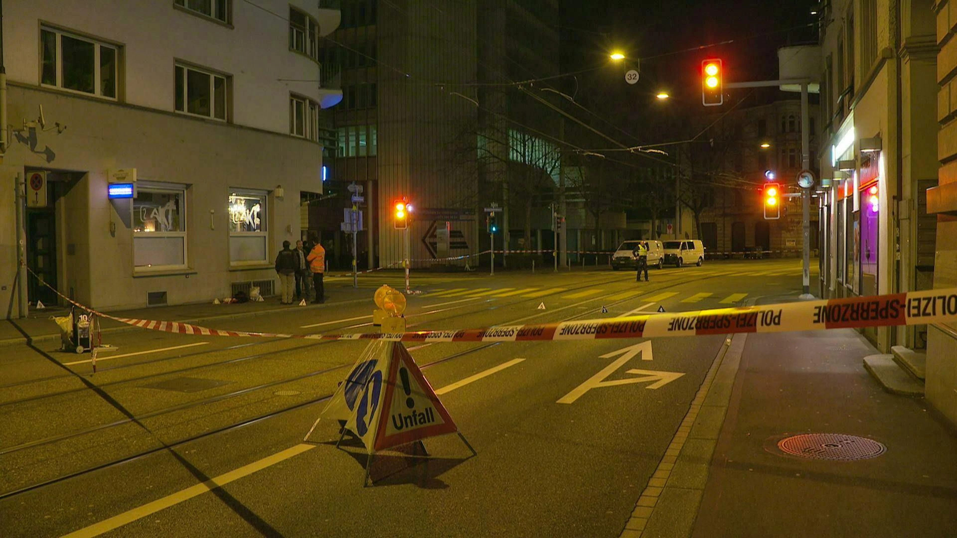 This is where the incident took place: the intersection of Brandschenkestrasse and Selnaustrasse in Zurich.