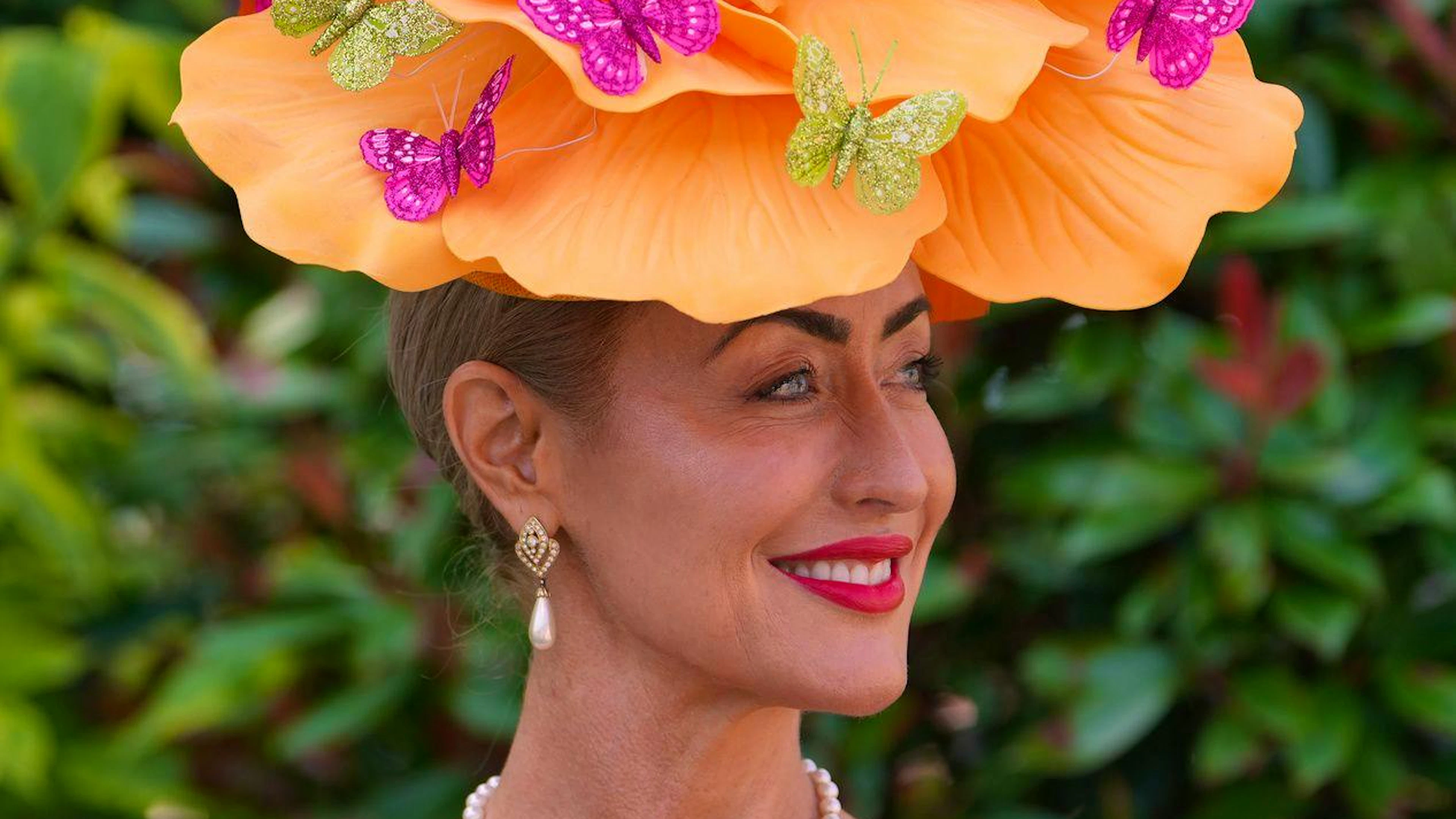 Acuh bei Tamara Holmgren stehen Blumenhüte hoch im Kurs.&nbsp;