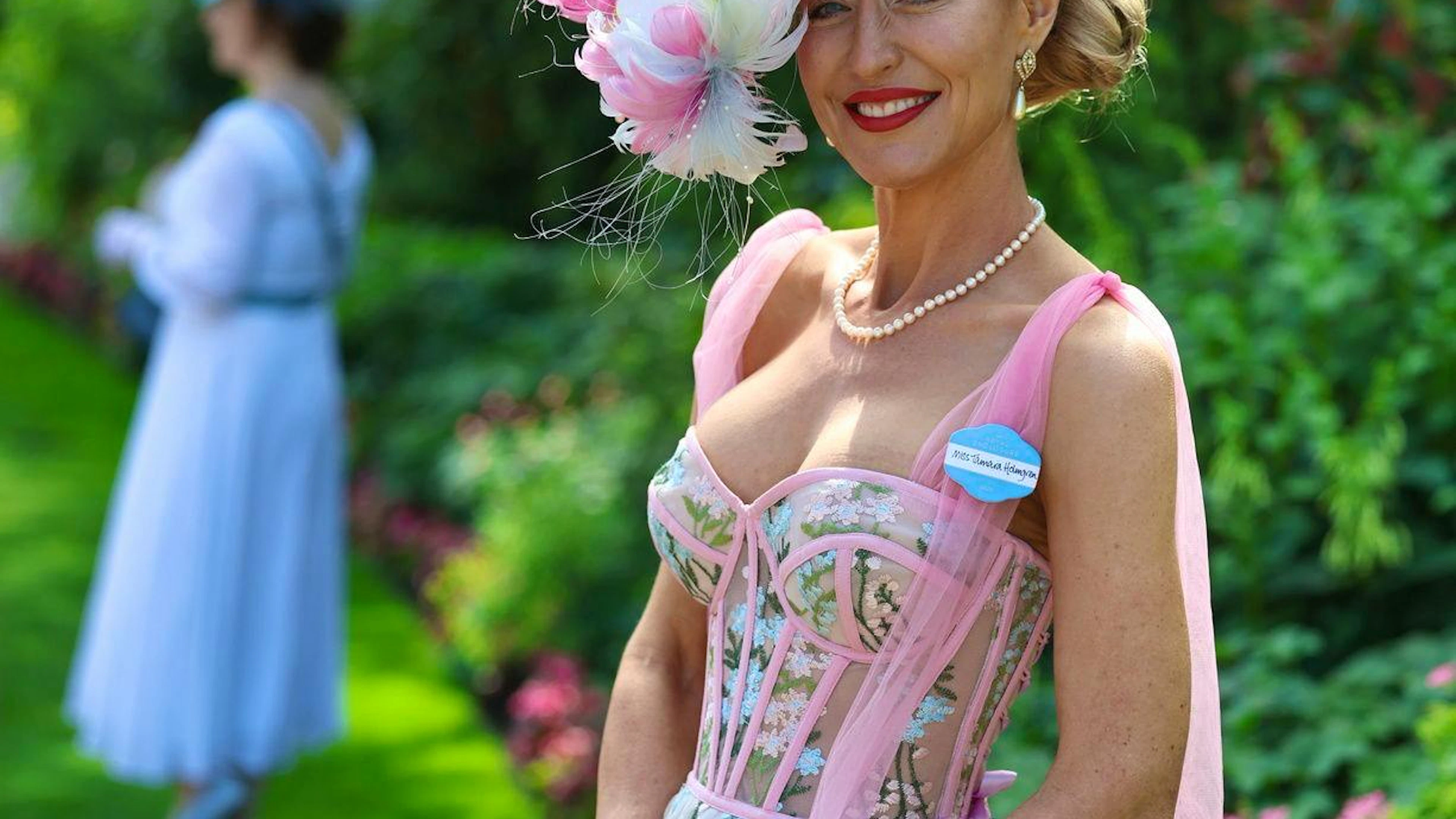 Auch in diesem Pastell-Look ist viel Rosa zu sehen.&nbsp;