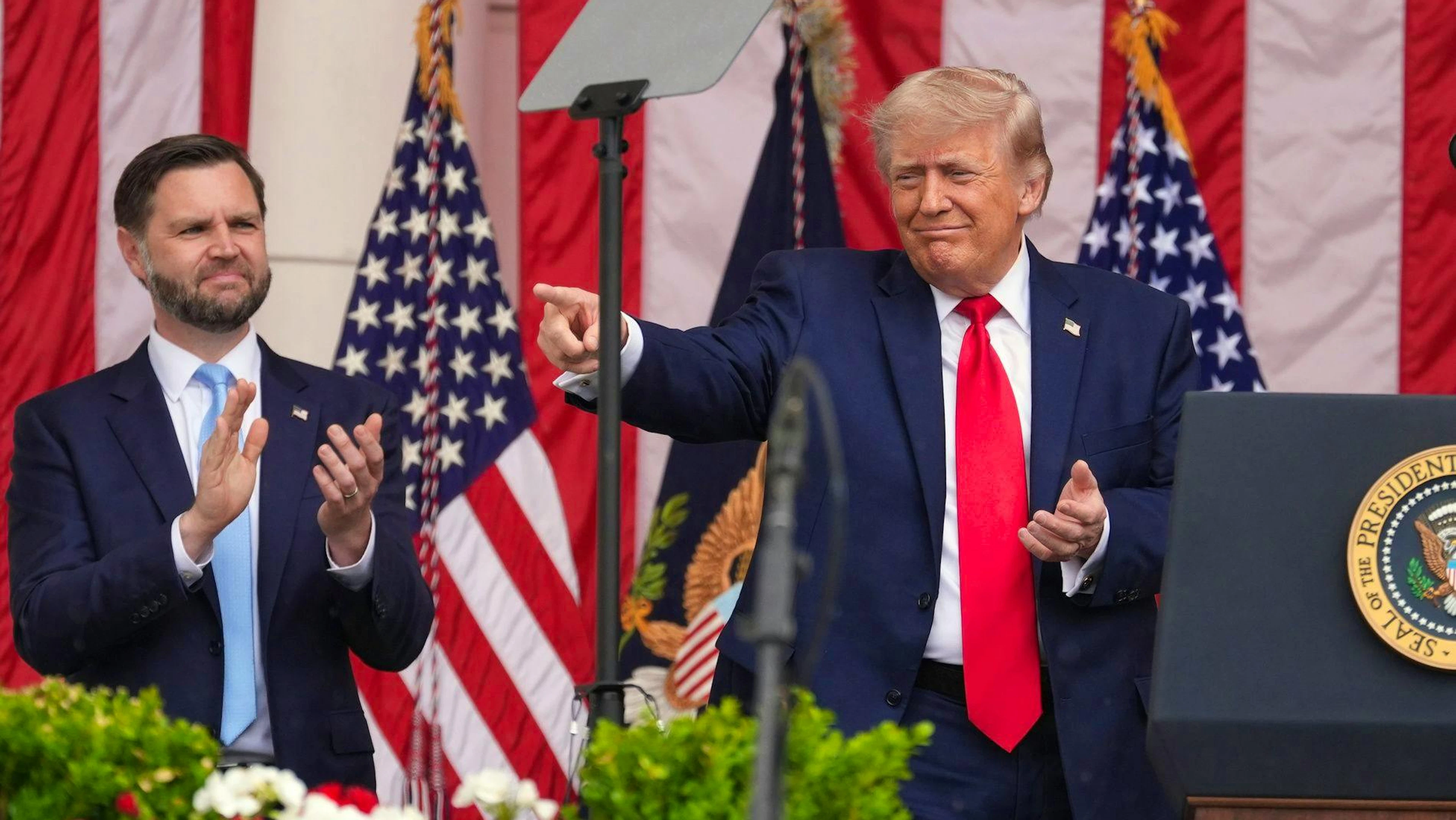 Le vice-président américain a parlé d'un compromis «gagnant-gagnant» avec l'Iran, Donald Trump évoque «un succès» (archives).