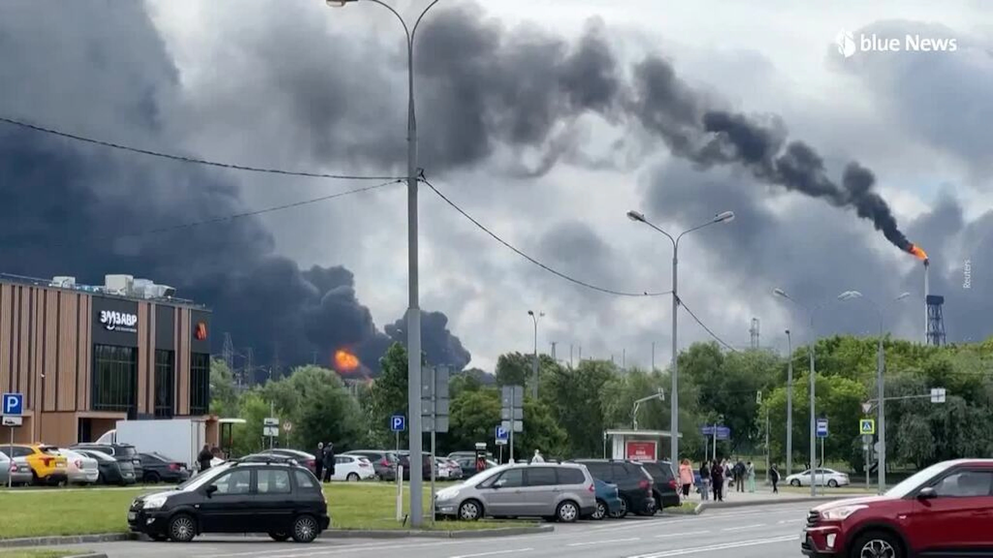 Raffinerie de pétrole touchée : Moscou visée par une attaque