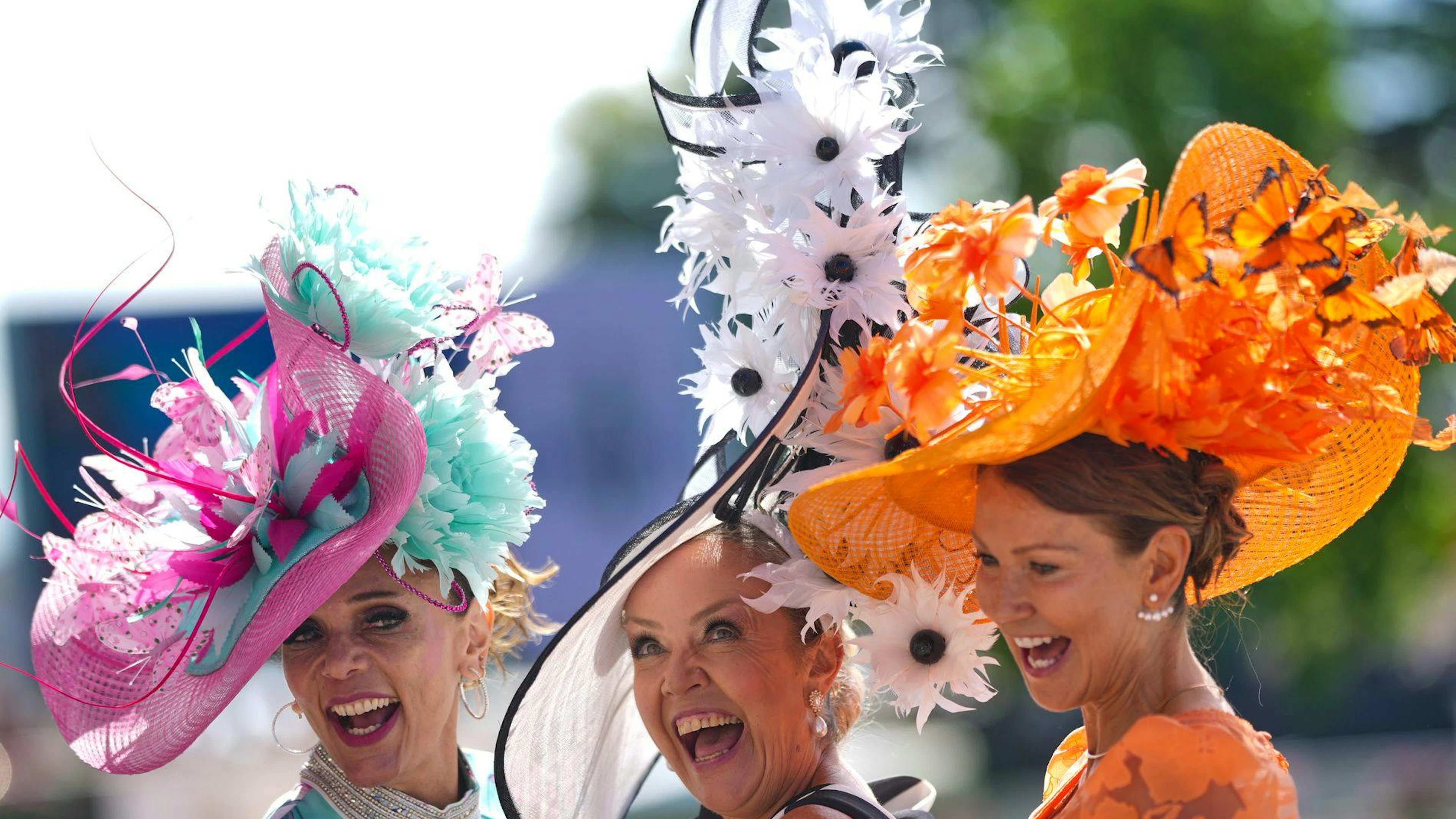 Ein bisschen Spass darf sein – auch am Highsociety-Event in Ascot.&nbsp;