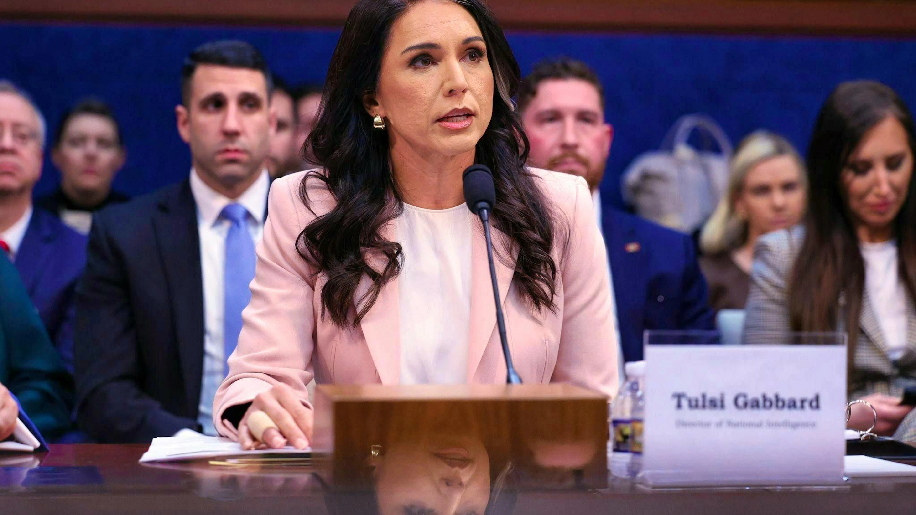 Former Director of National Intelligence Tulsi Gabbard opposed the military interventions in Iran and Venezuela.