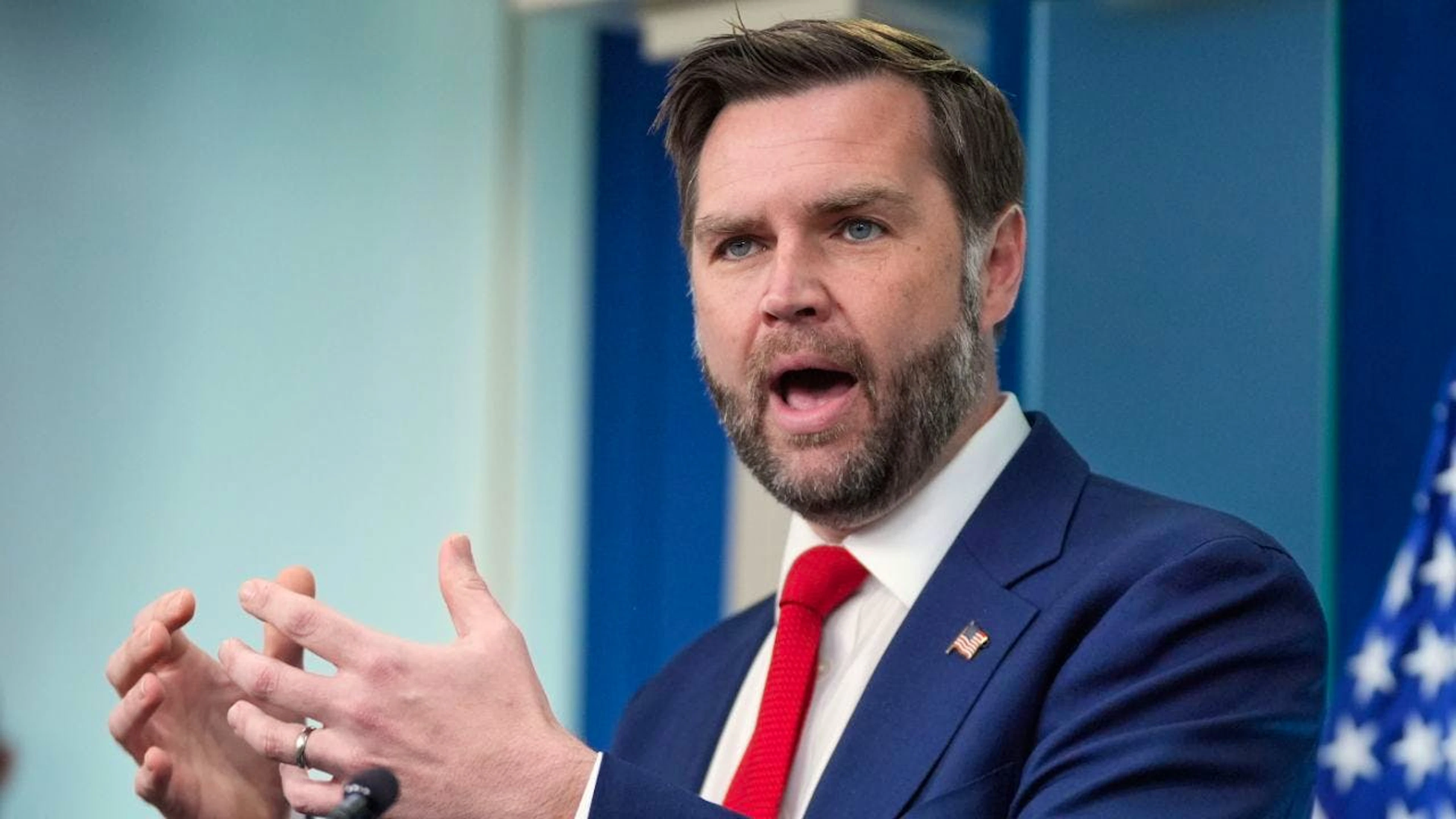 Le vice-président américain JD Vance a décollé samedi de Washington.