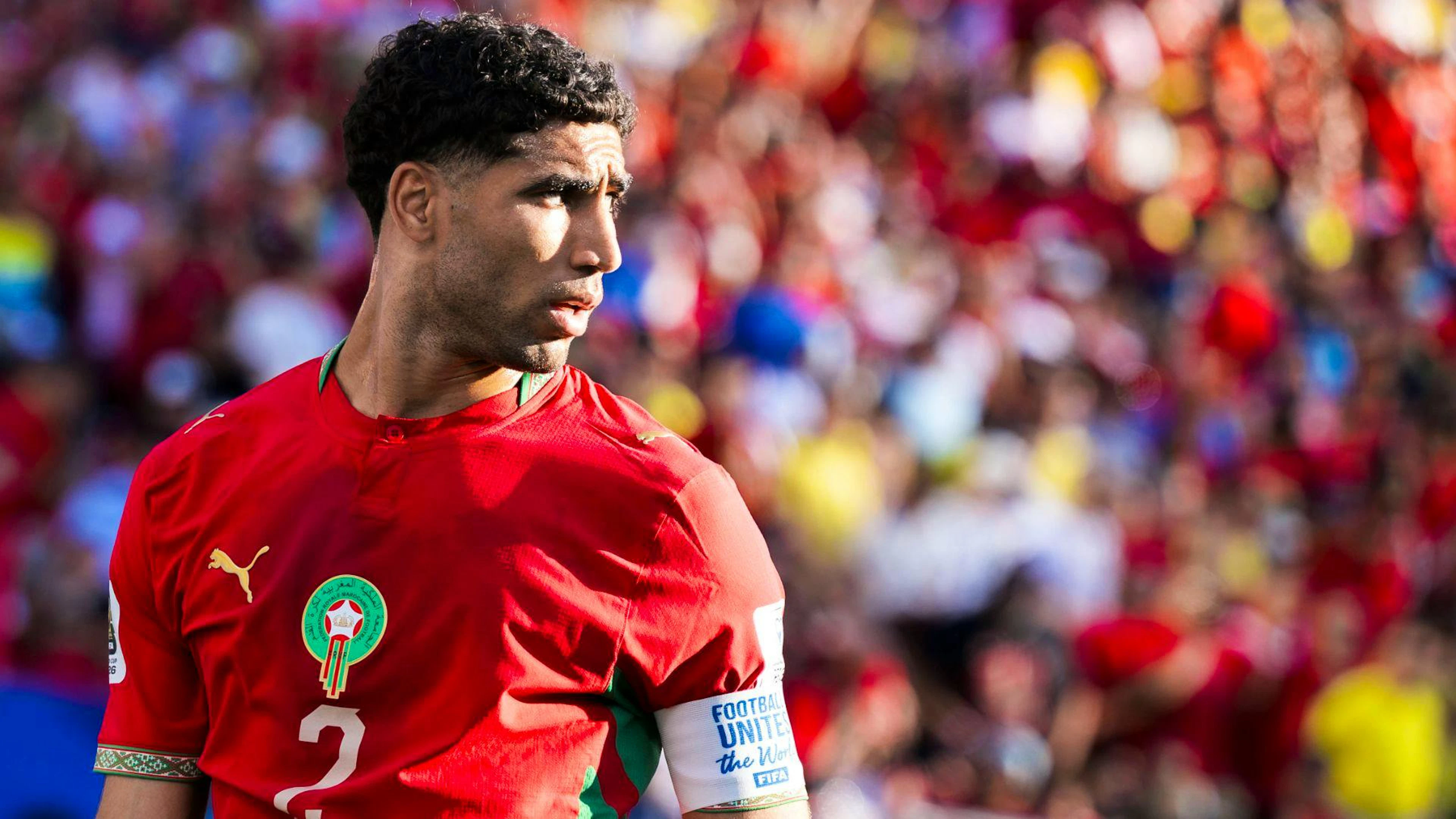Achraf Hakimi spielt derzeit mit Marokko an der WM in den USA.