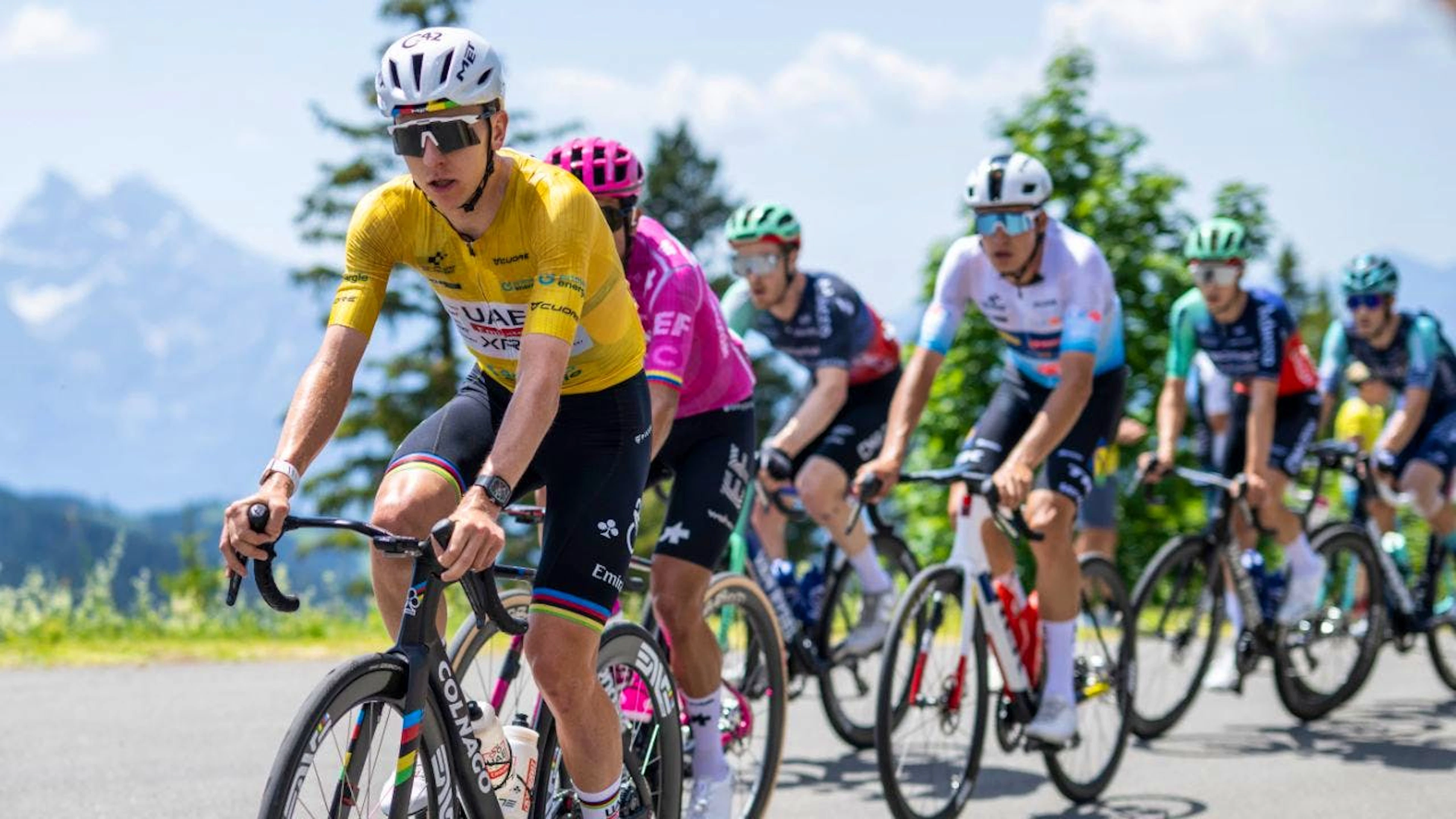Tadej Pogacar hatte die 89. Tour de Suisse fest im Griff.