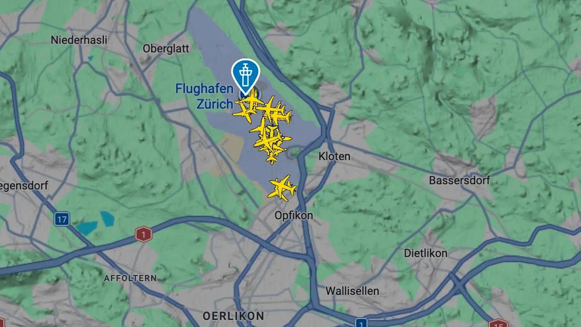 Jet Fly Pascal Several flights canceled ++ Airspace east of Bern had to be closed