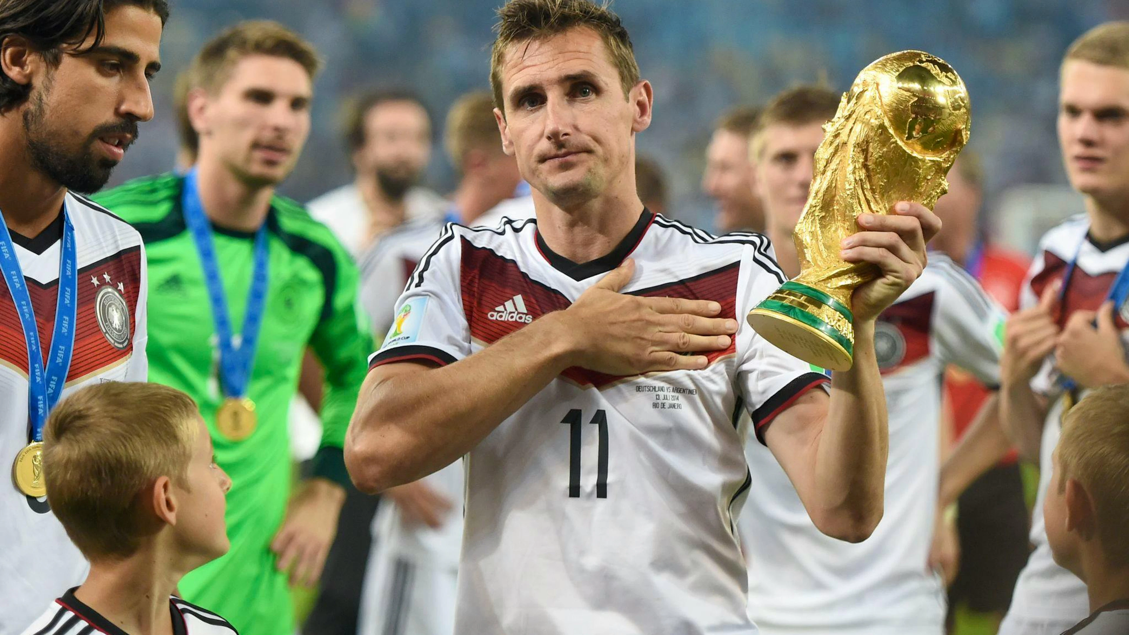 Deutschlands Weltmeister von 2014 Miroslav Klose ist entthront.