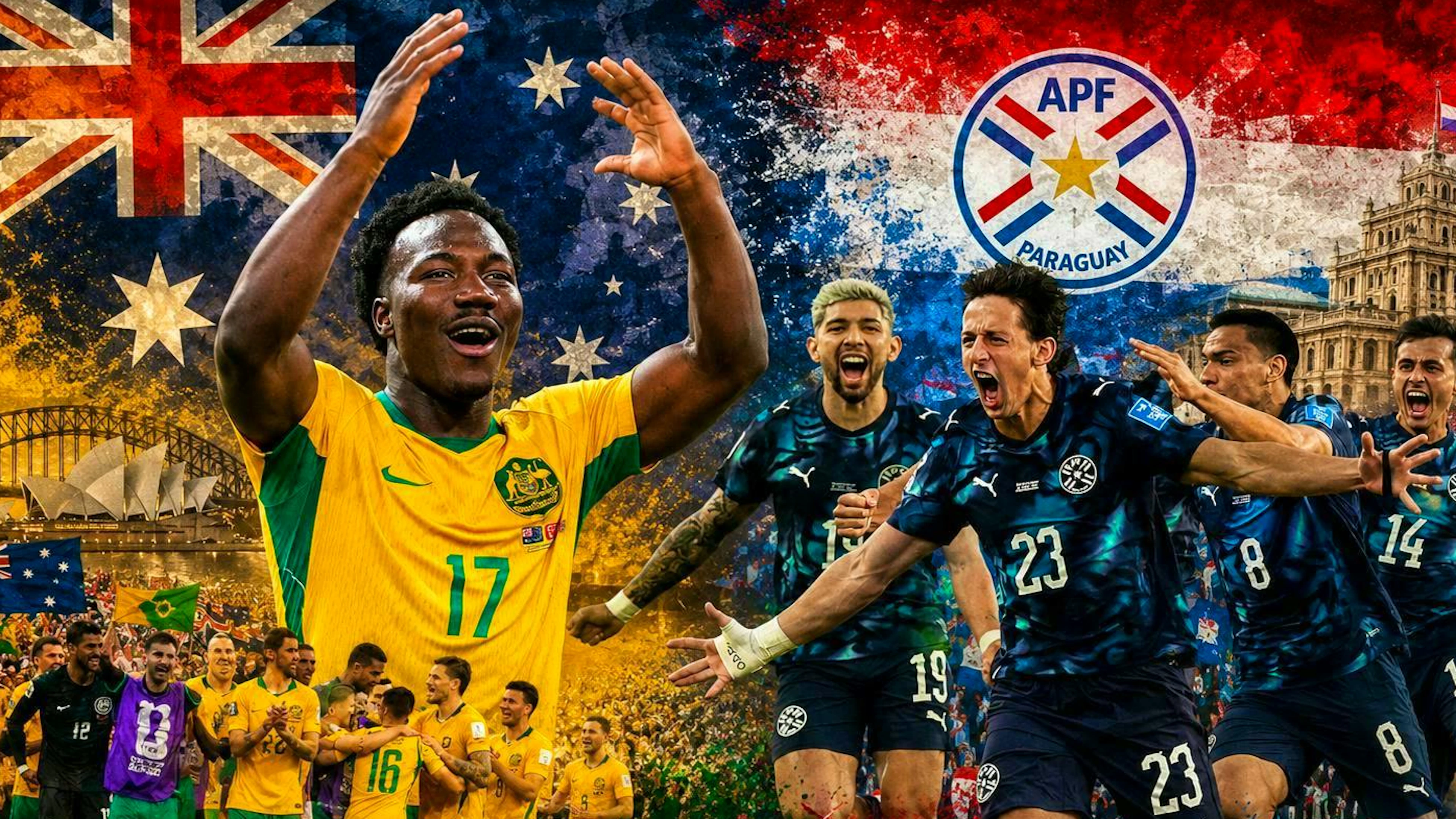 A draw would definitely be enough for Australia to advance, and it would most likely be enough for Paraguay as well.