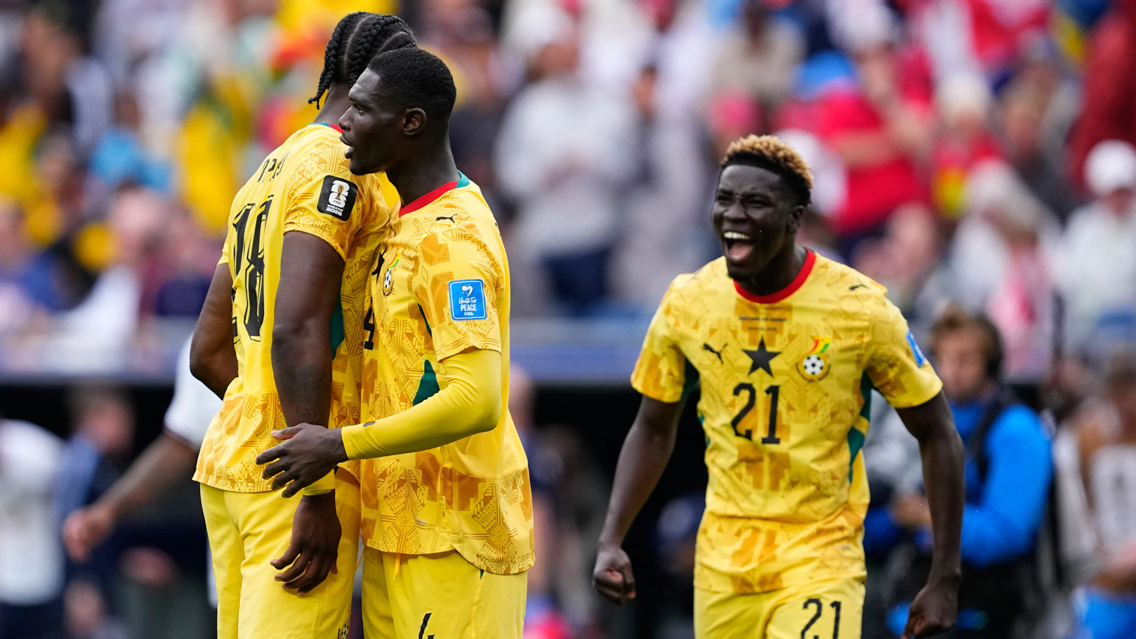 Il Ghana frena l'Inghilterra.