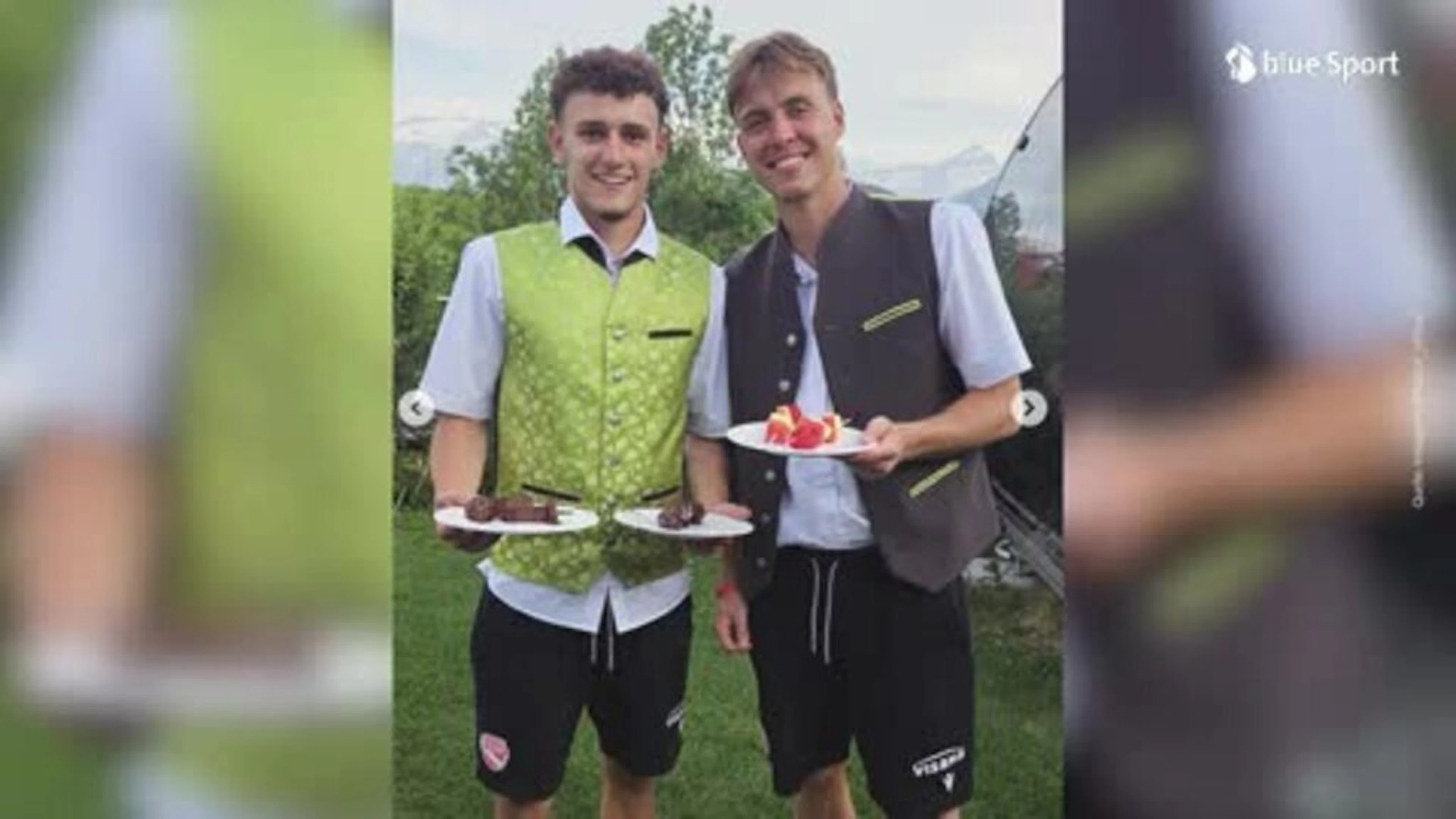 Ein bisschen Spass muss sein - der FC Thun macht auf Hotel-Service