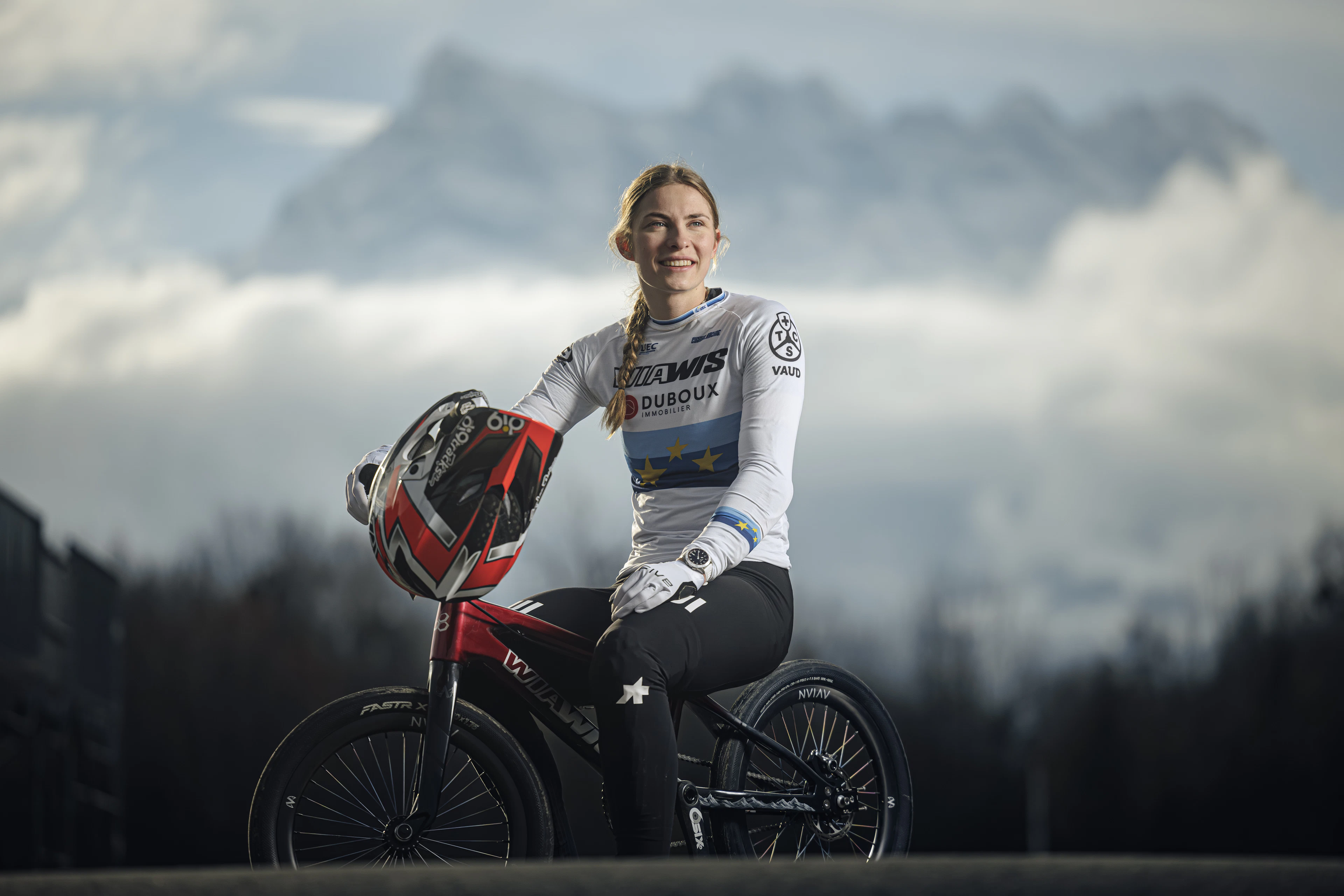 Zoé Claessens décroche l'argent aux Européens de BMX. (Archives)