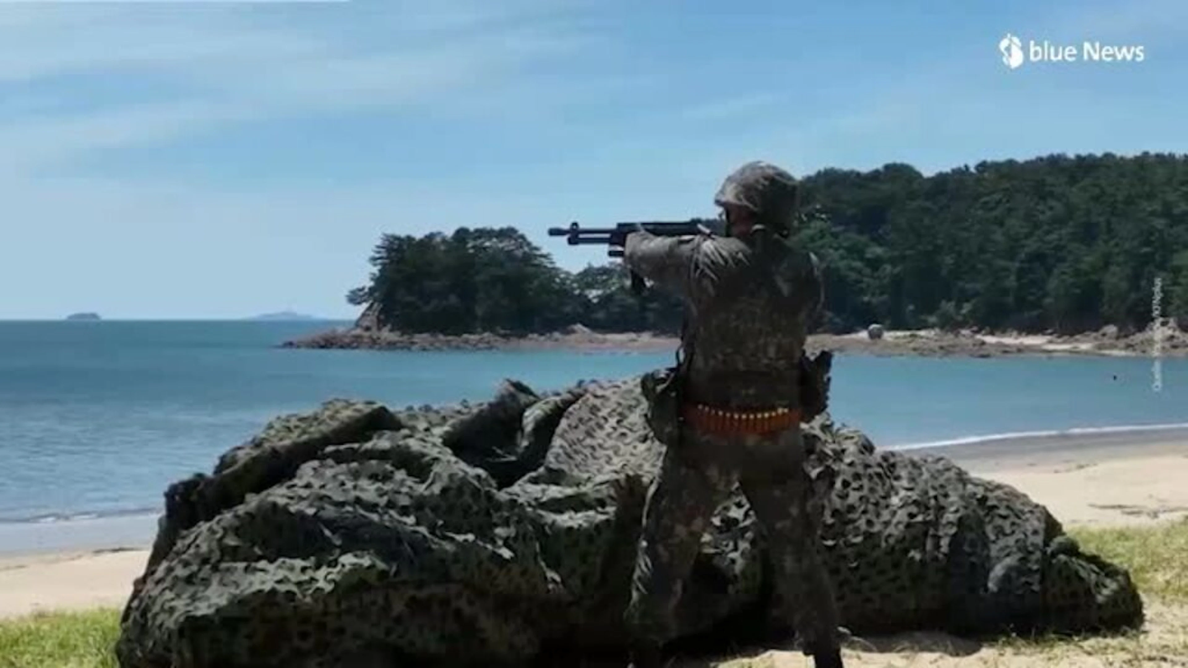 Spettacolare esercitazione antidroni della Corea del Sud