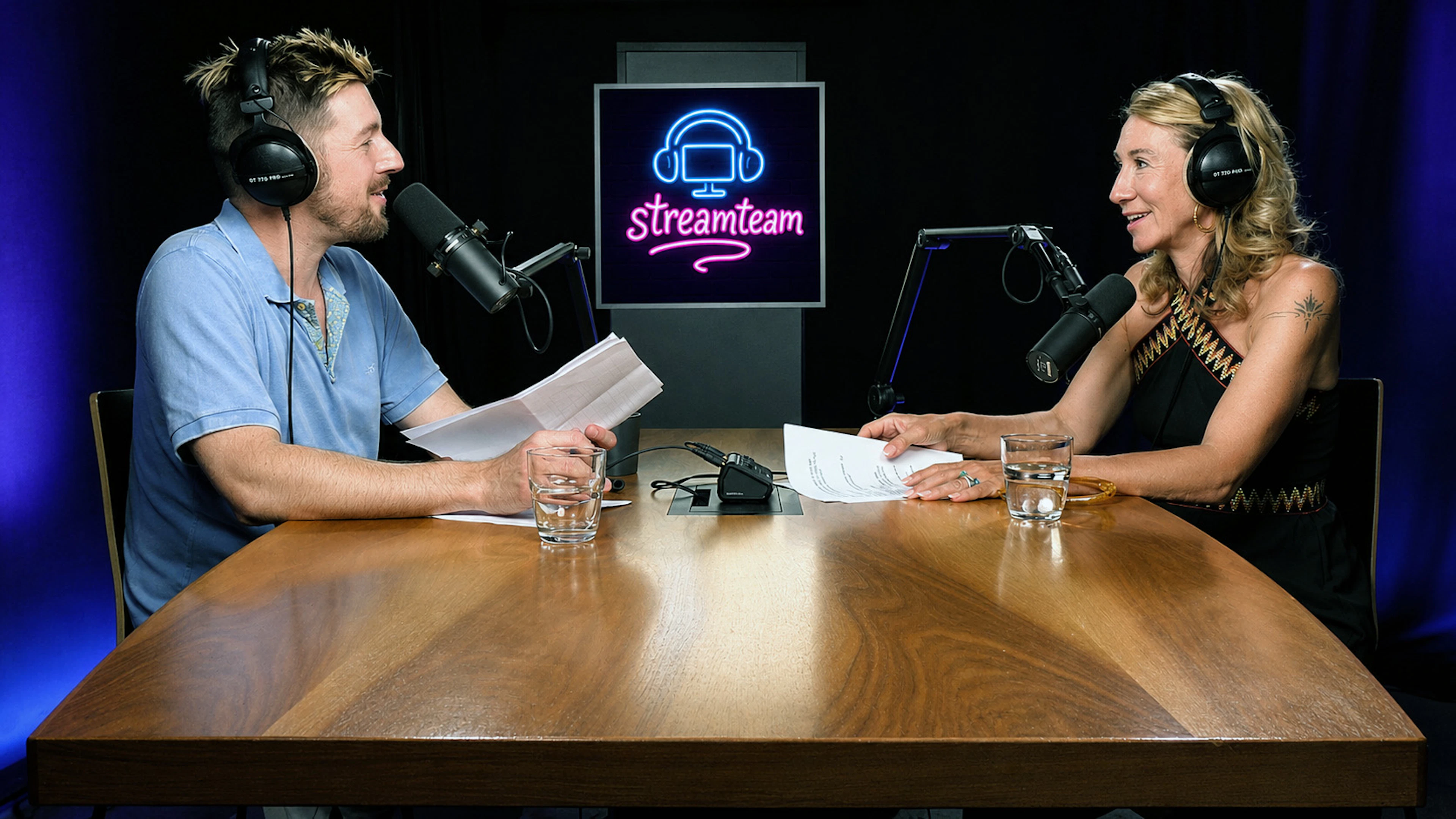 Frank Richter und Tamara Cantieni sind die Hosts des «streamteam»-Podcasts.