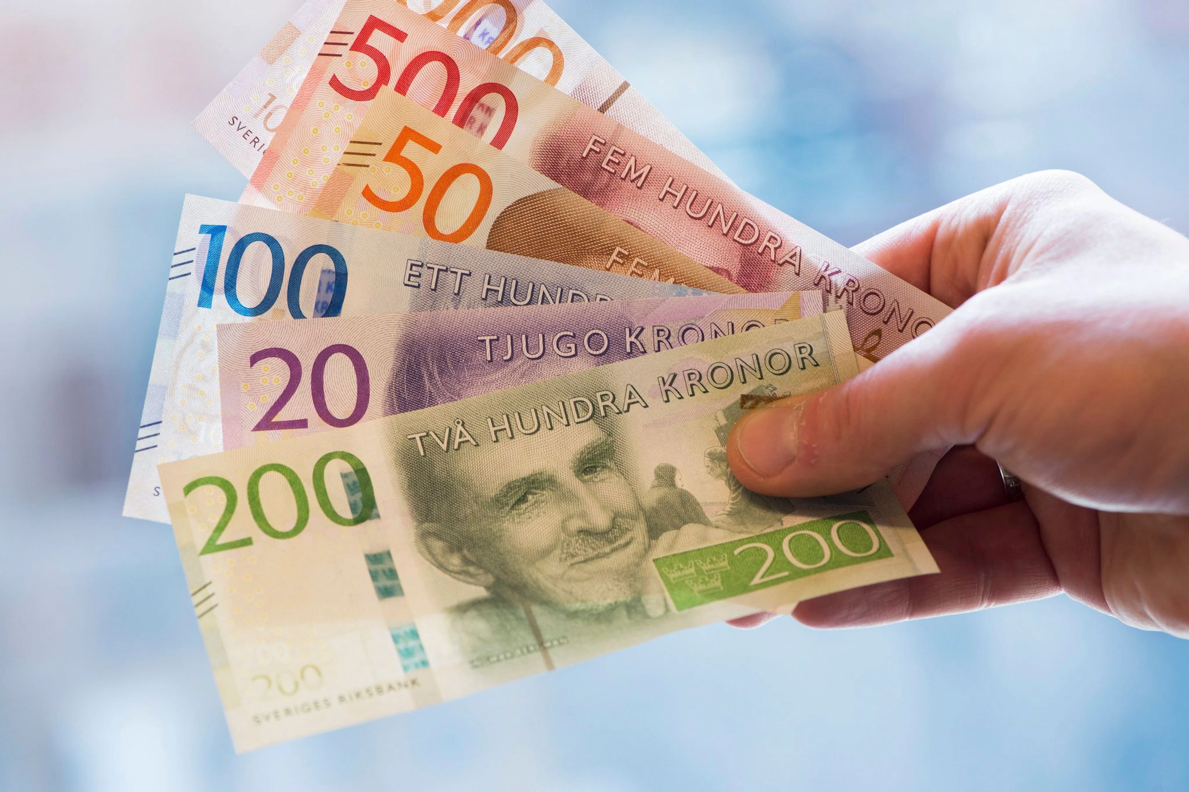 Bargeld – in Schweden seit langem völlig out. (Symbolbild)