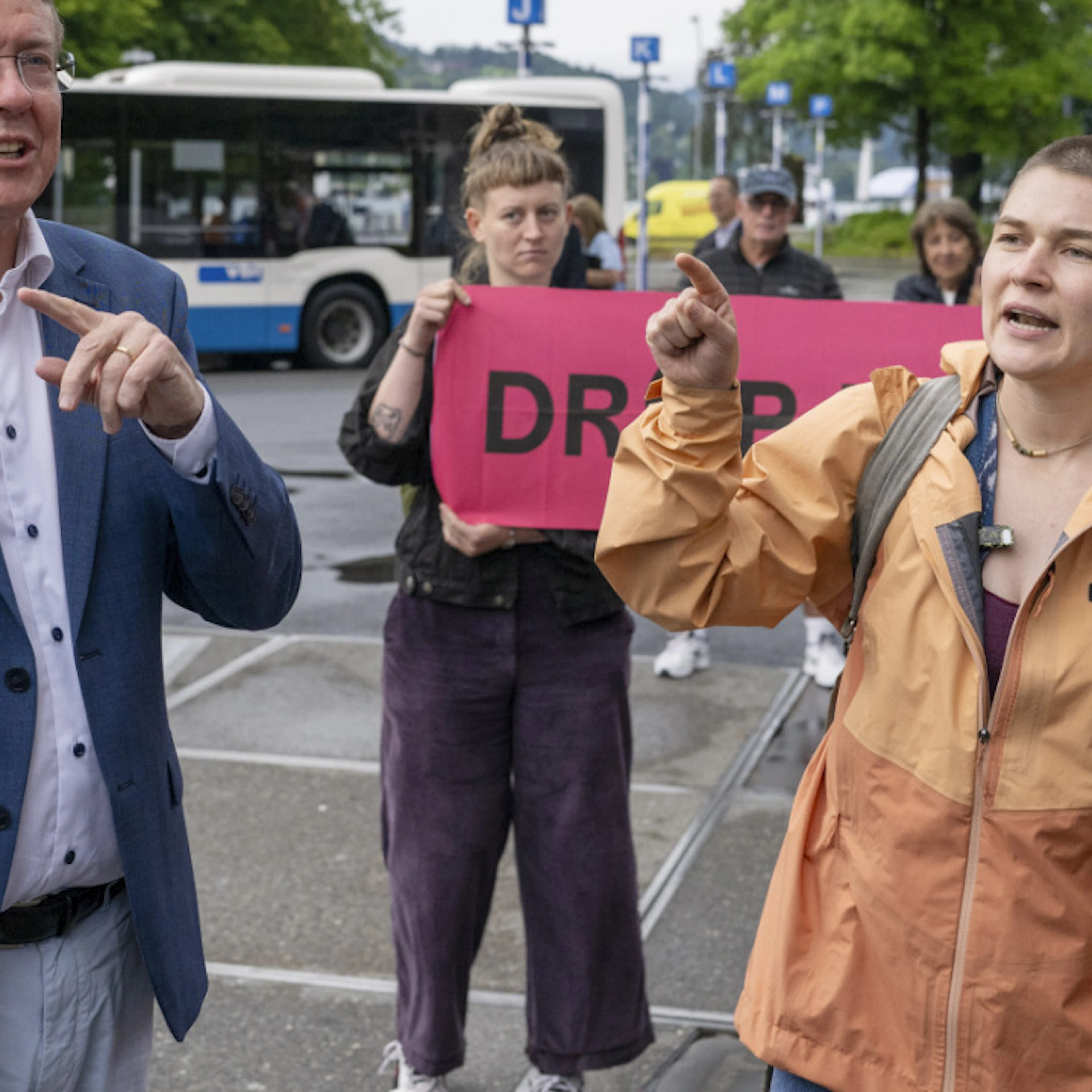 Manif' imprévue