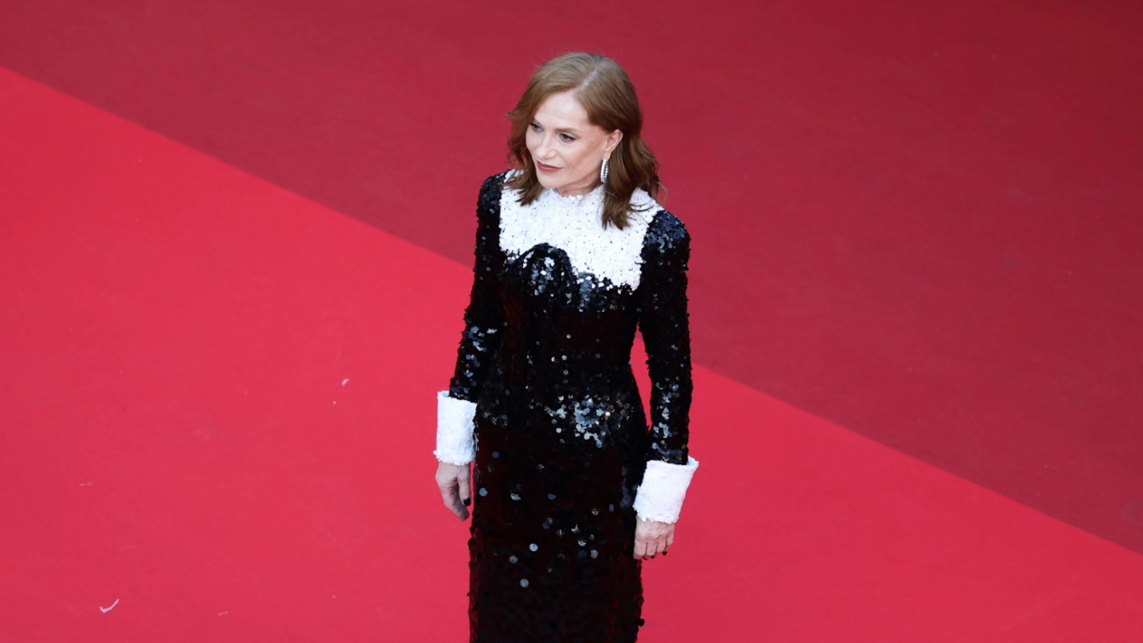 Isabelle Huppert, ici à Cannes en mai dernier, est devenue la première femme élue à la présidence de la Cinémathèque française (archives).