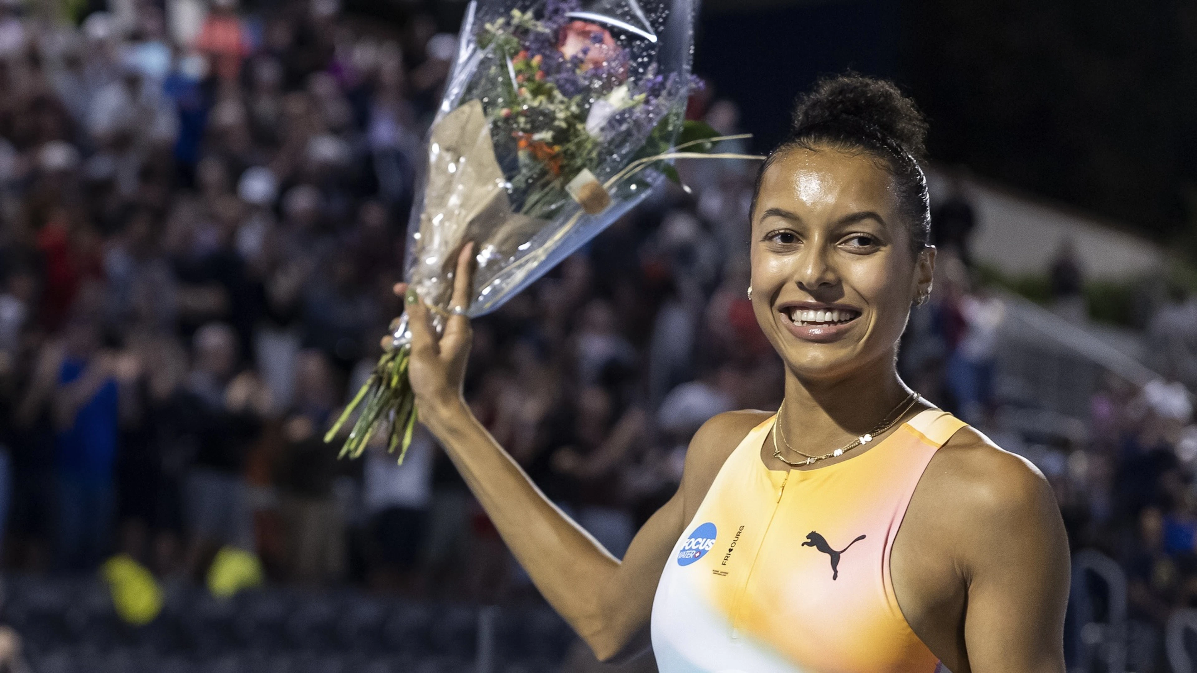 Audrey Werro a le sourire, même si elle n'est pas parvenue à battre le RS du 400 m.