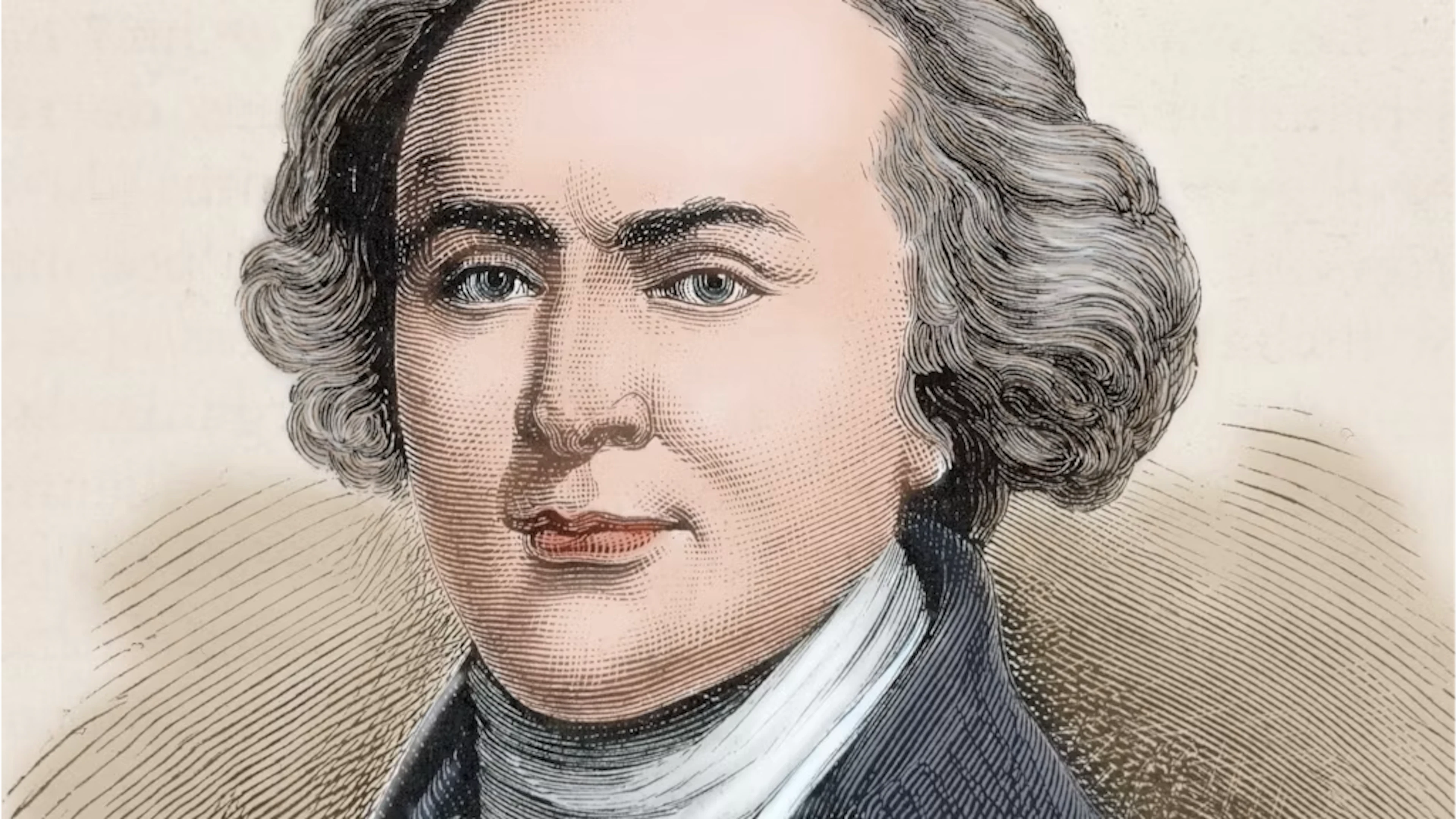 John Quincy Adams suit les traces de son père. Le fils aîné de John et Abigail Adams devient diplomate, sénateur, secrétaire d'État, puis sixième président des États-Unis. Gravure colorée du XIXe siècle.