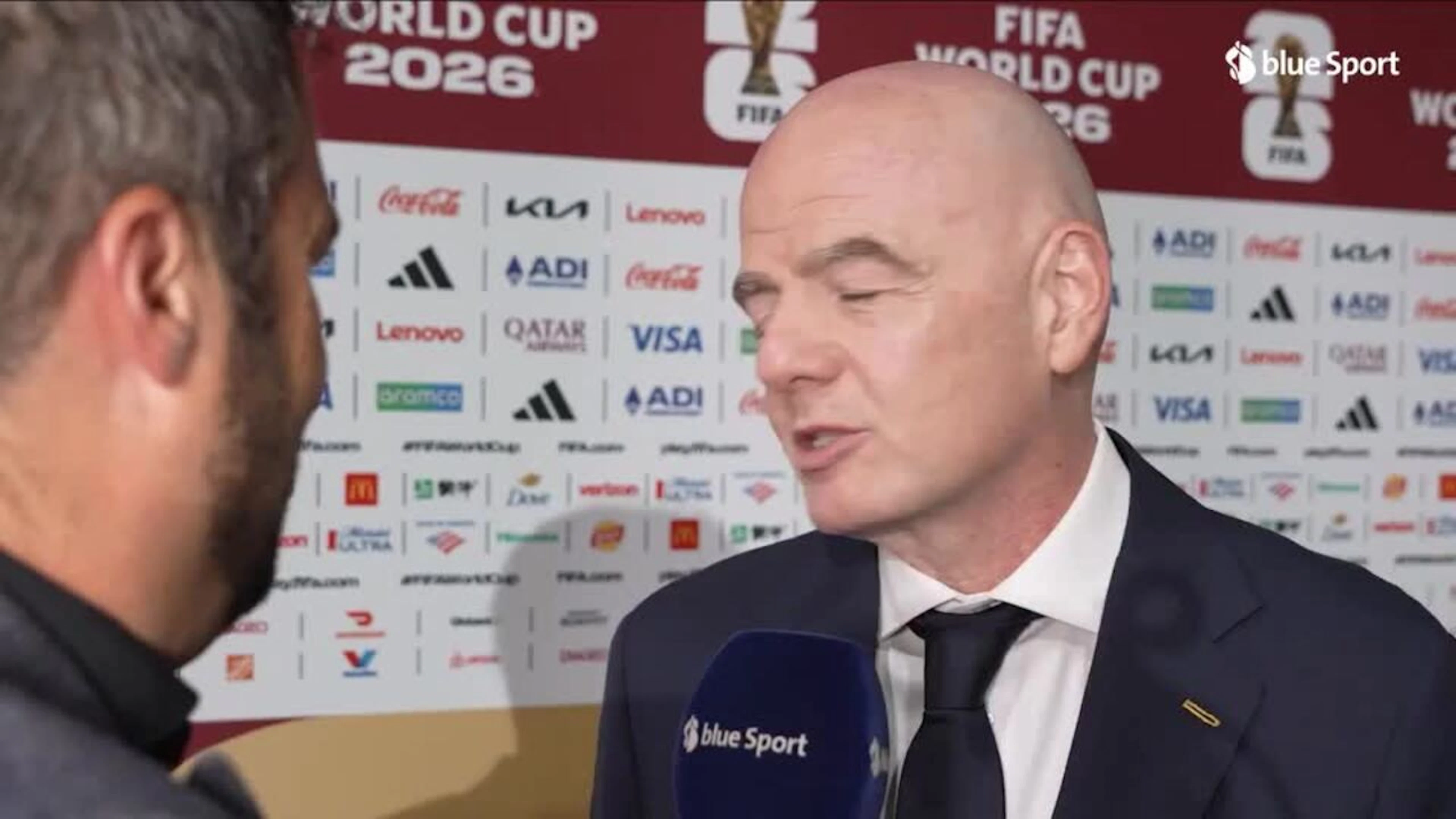 Esclusiva blue Sport, Gianni Infantino: «Ecco come faccio a esserci a così tanti match»
