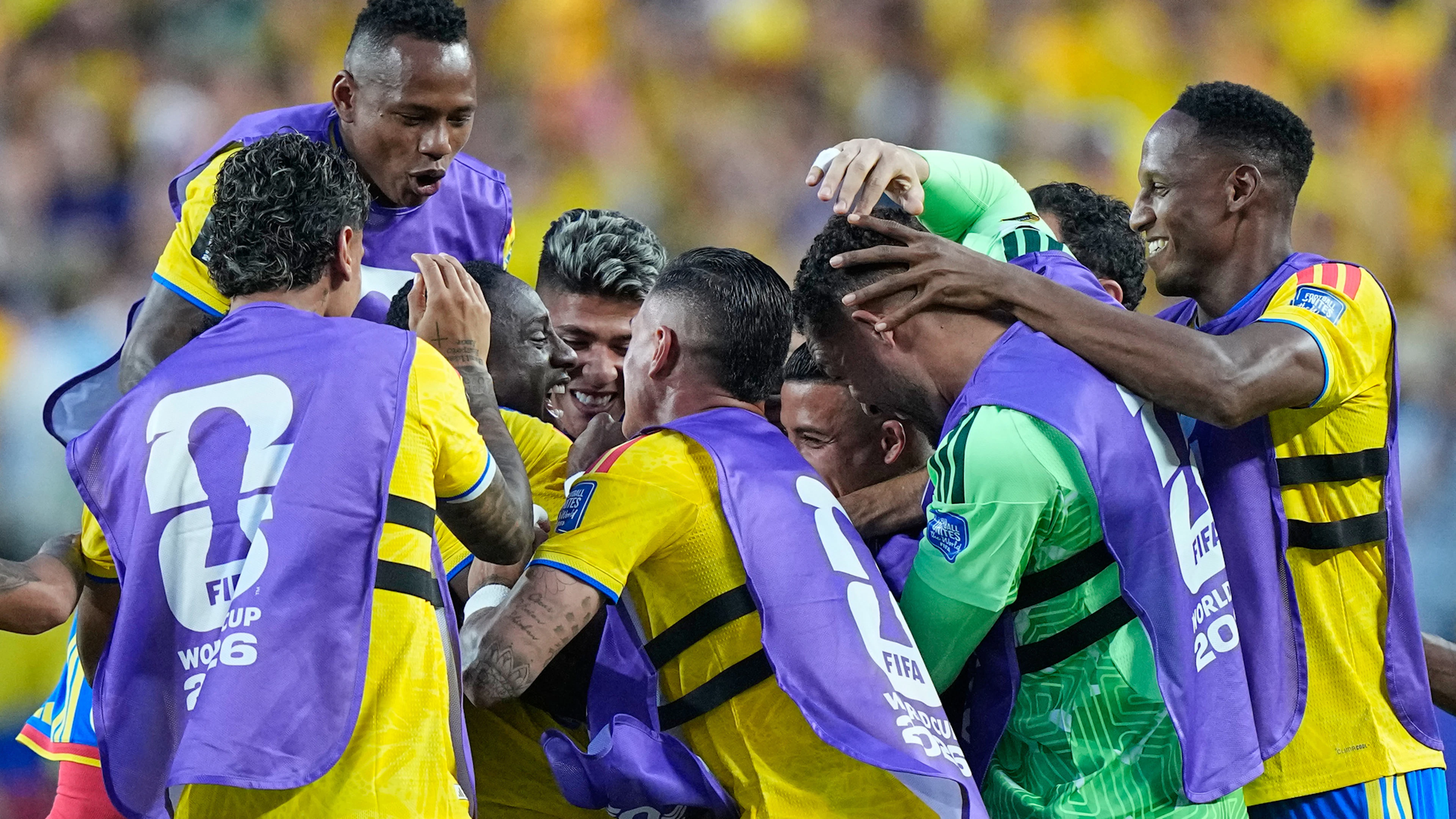 Jubel bei Kolumbien nach dem Sieg im Sechtzzehntelfinal gegen Ghana: Doch bei den Südamerikanern geht die Grippe herum.