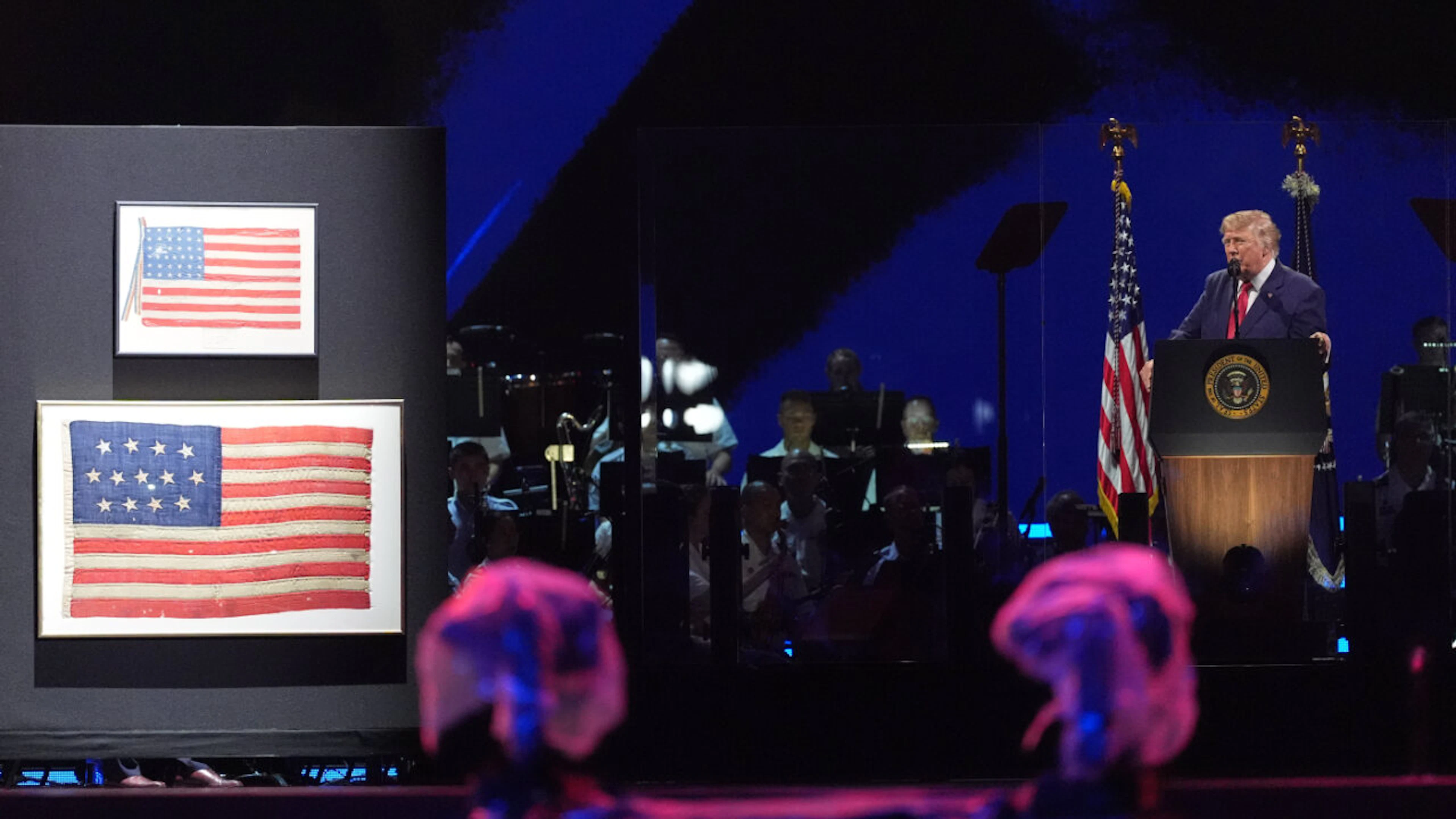 Trump-Rede und riesiges Feuerwerk zum 250. Jubiläum der USA