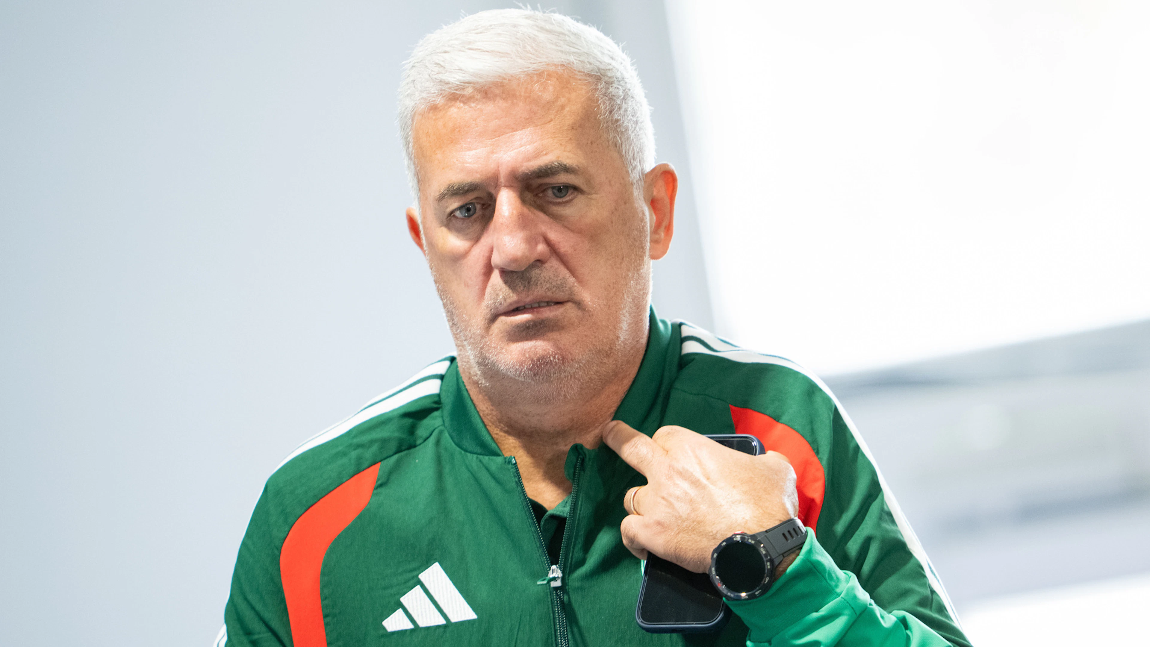 Vladimir Petkovic prima della sfida contro la Svizzera.