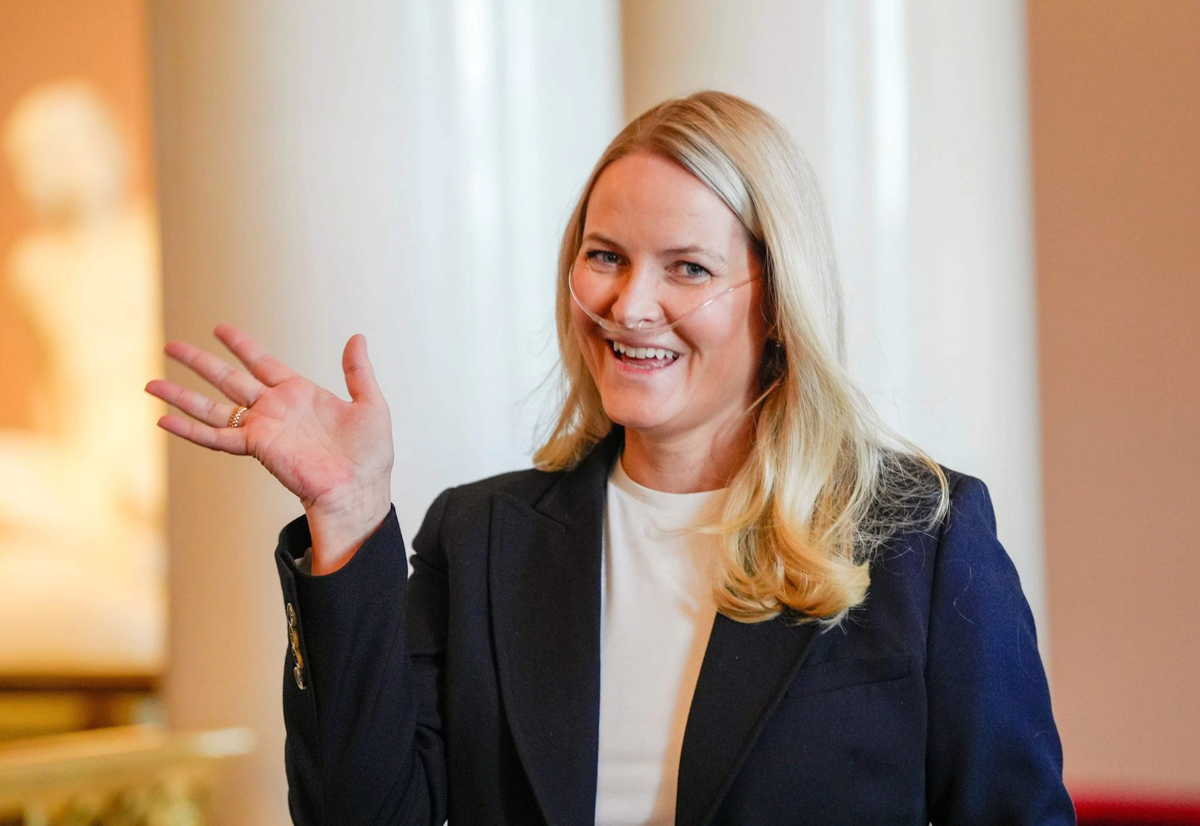 Mette-Marit is allowed to go home after her lung transplant. (File photo)