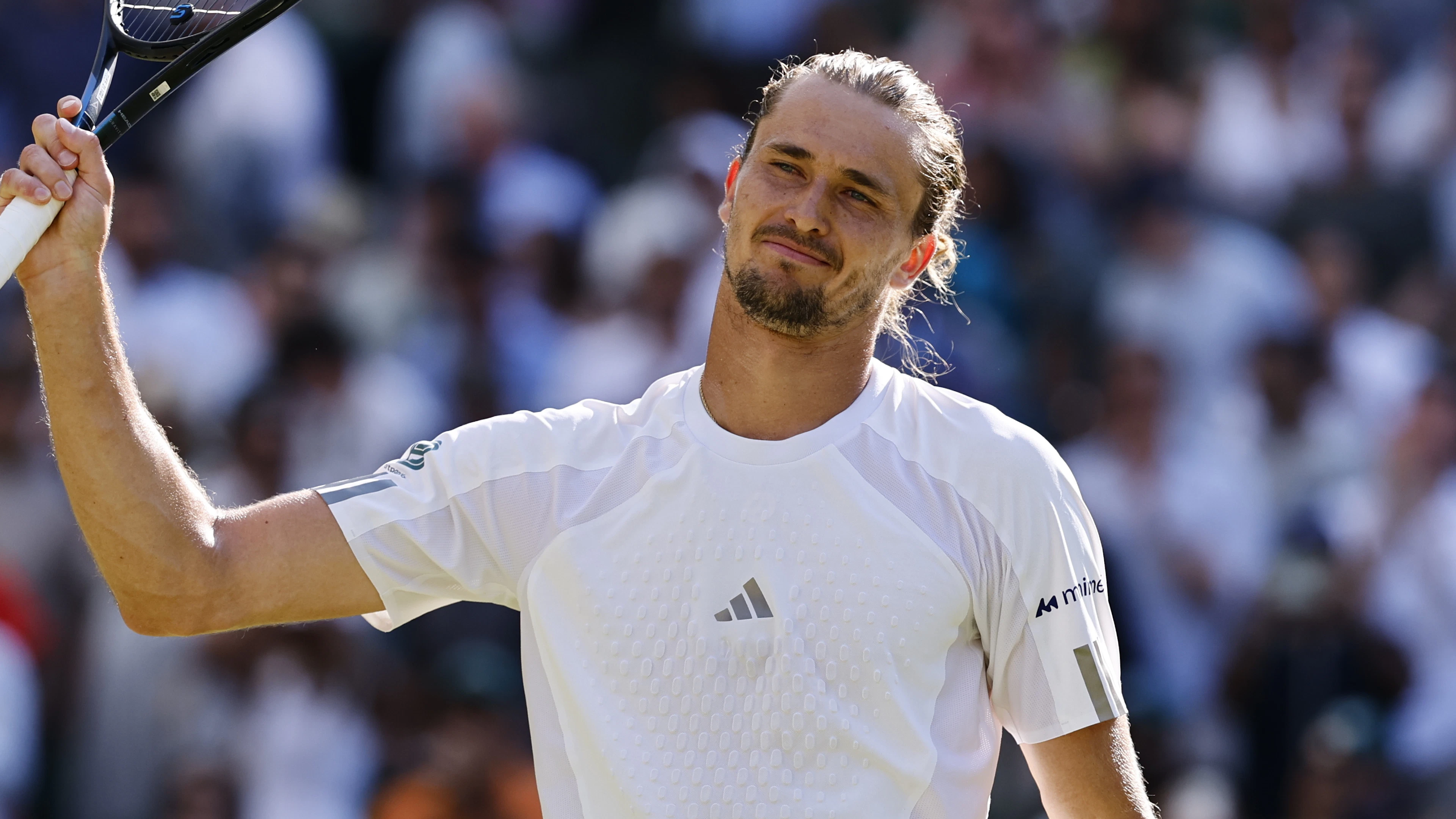 Alexander Zverev est en quart de finale de Wimbledon.