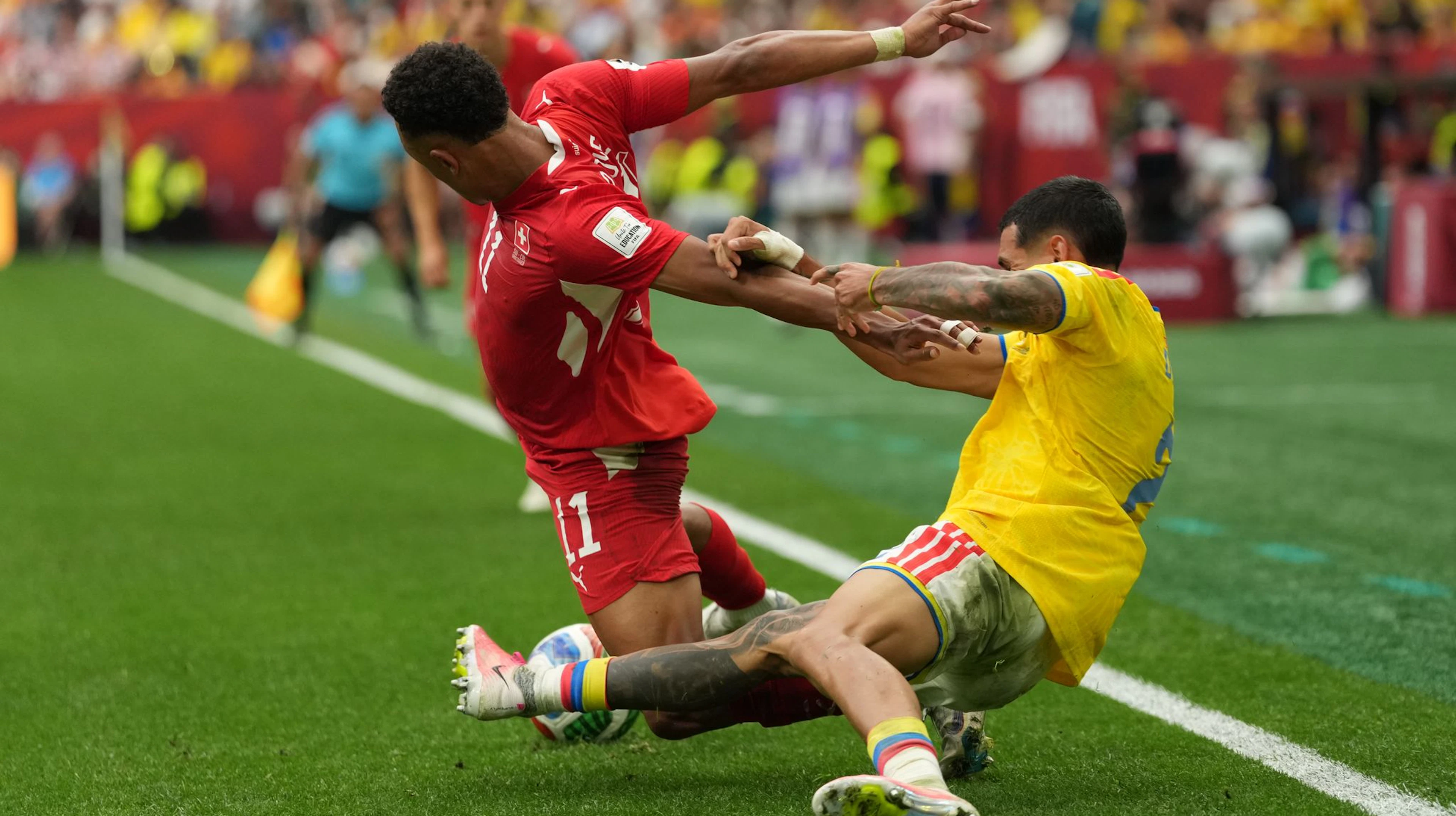 Una partita molto intensa.