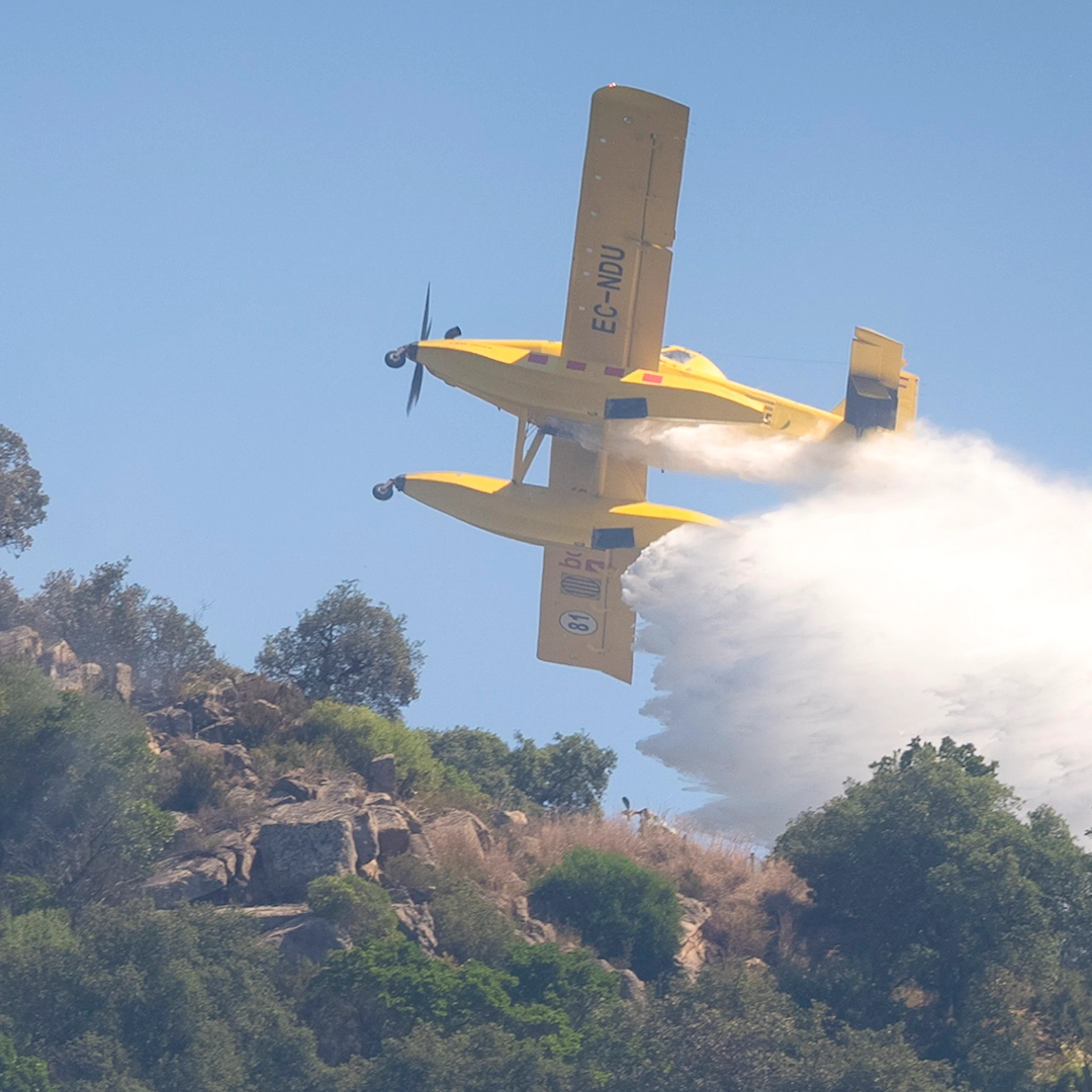 Feueralarm in Spaniens Ferienregionen