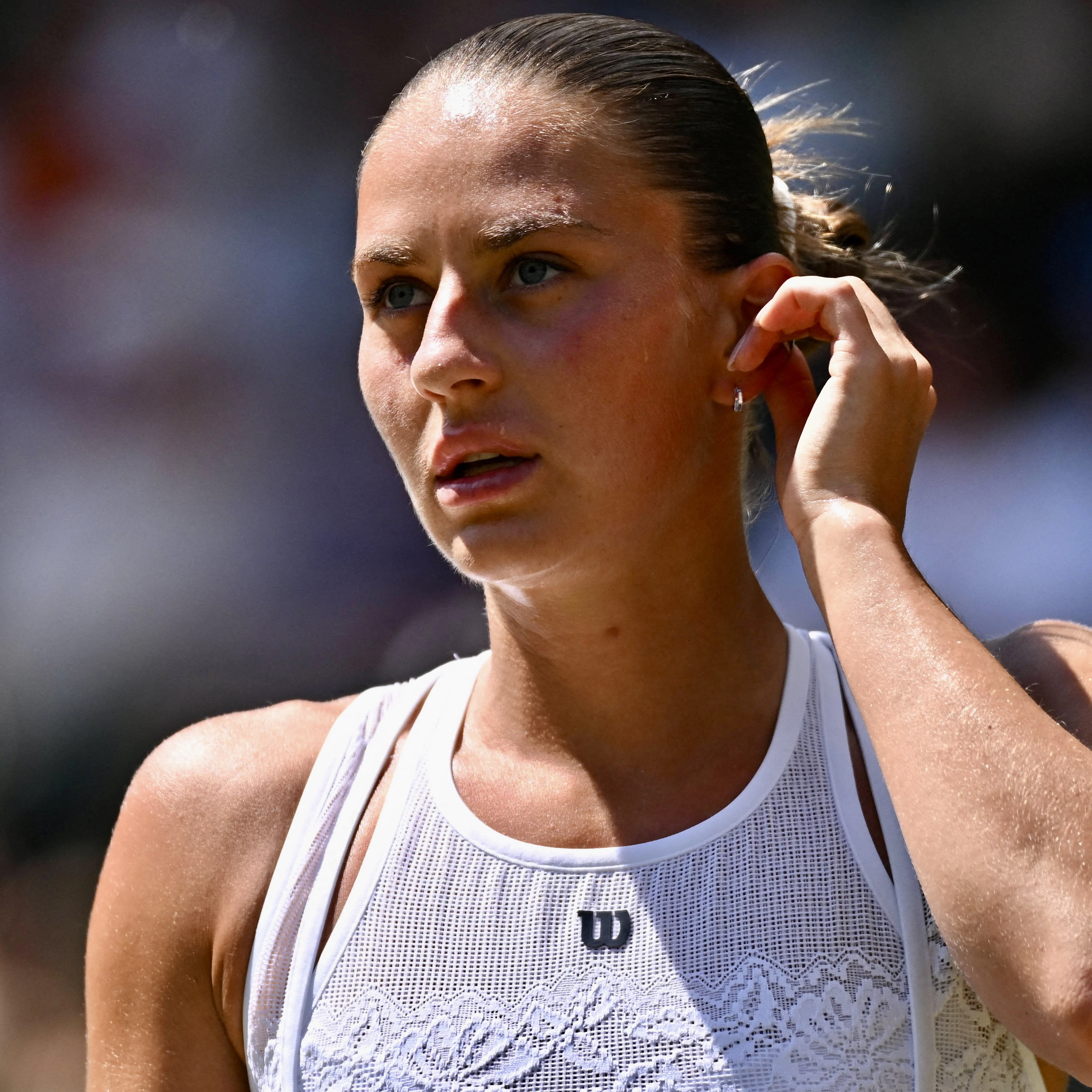 Une joueuse en colère à Wimbledon