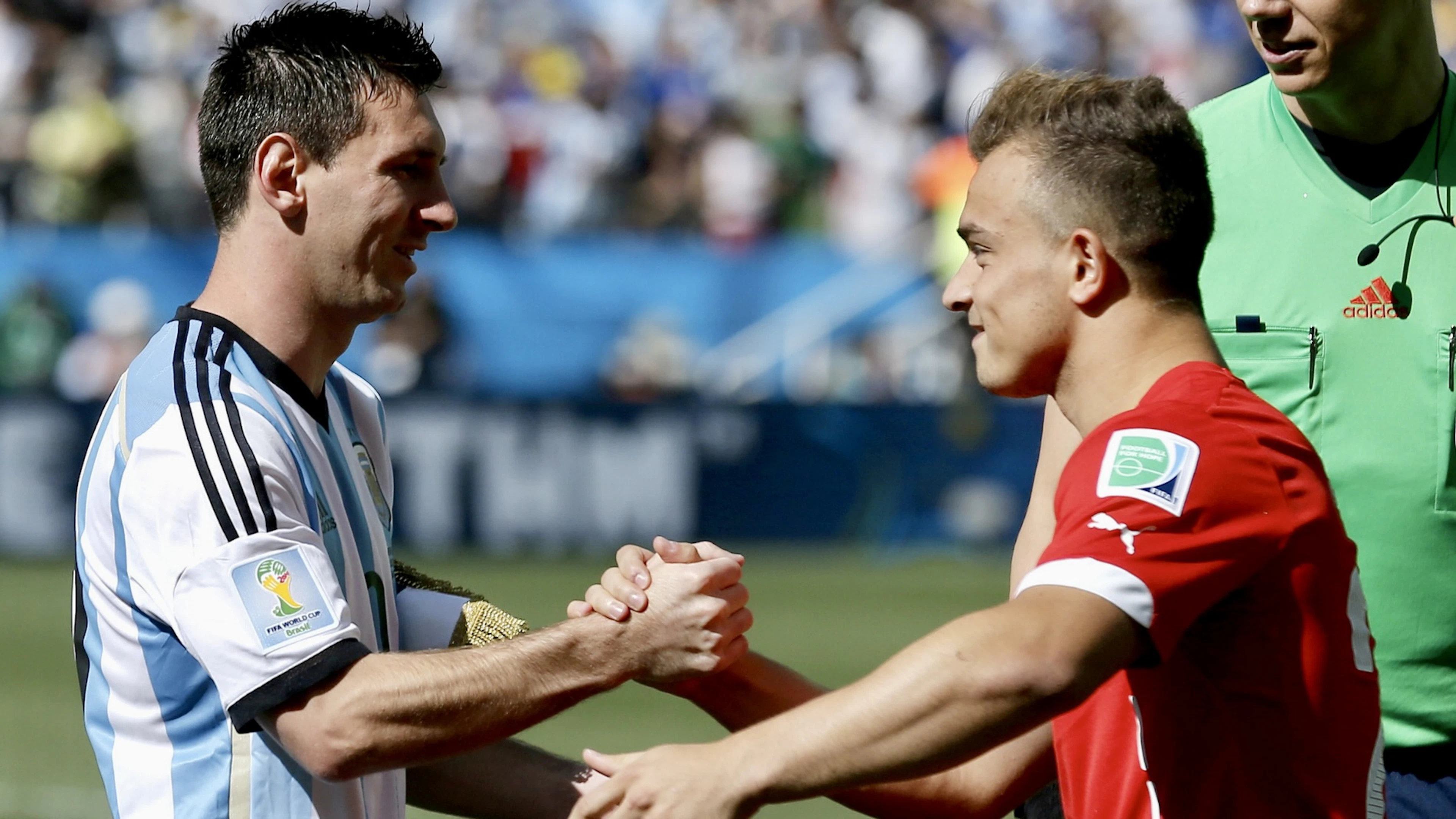 L’Argentine de Lionel Messi et la Suisse de Xherdan Shaqiri s’étaient affrontées au Mondial 2014. Une autre époque...