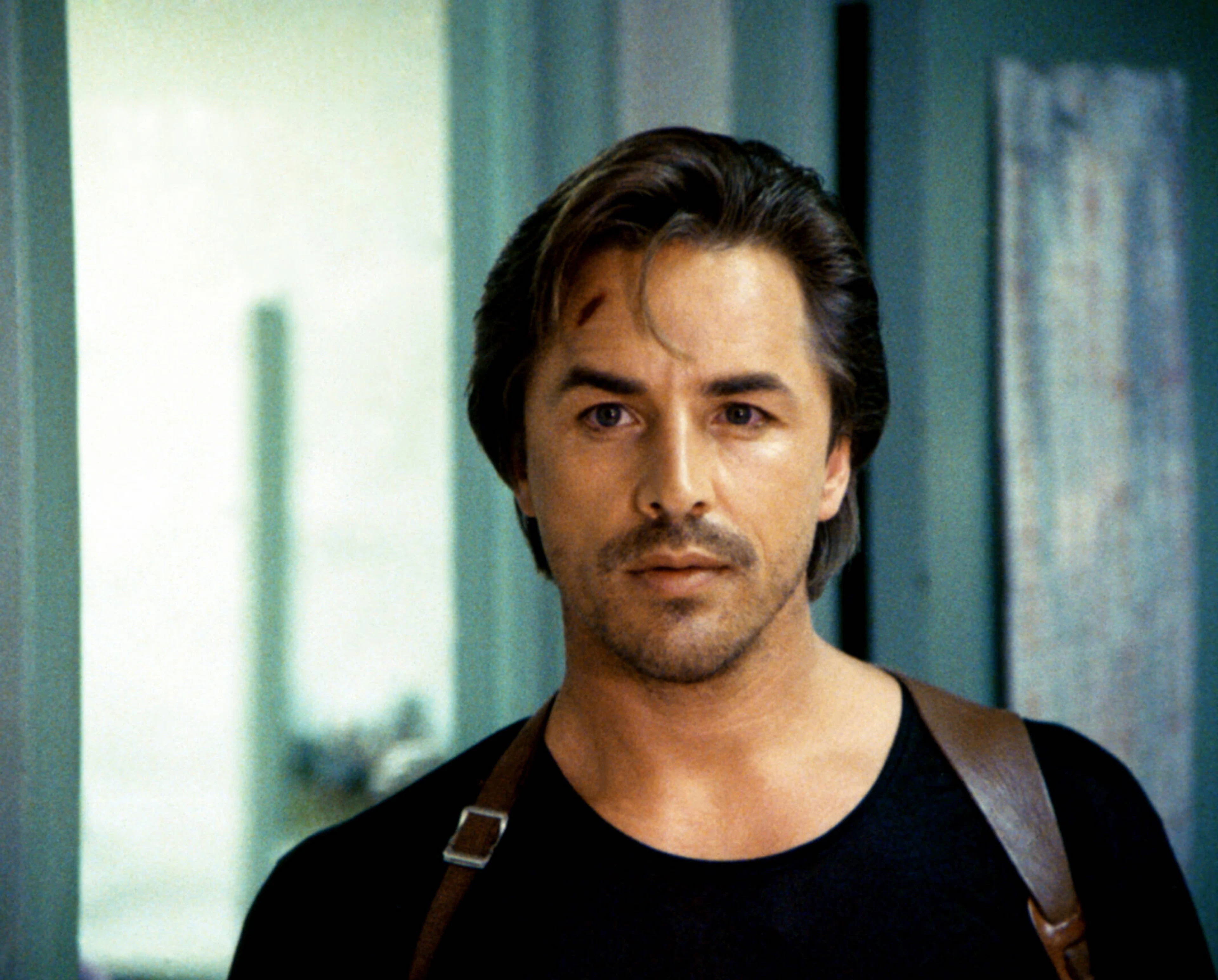 Don Johnson auf einem Foto aus den 80er Jahren am Set von «Miami Vice».