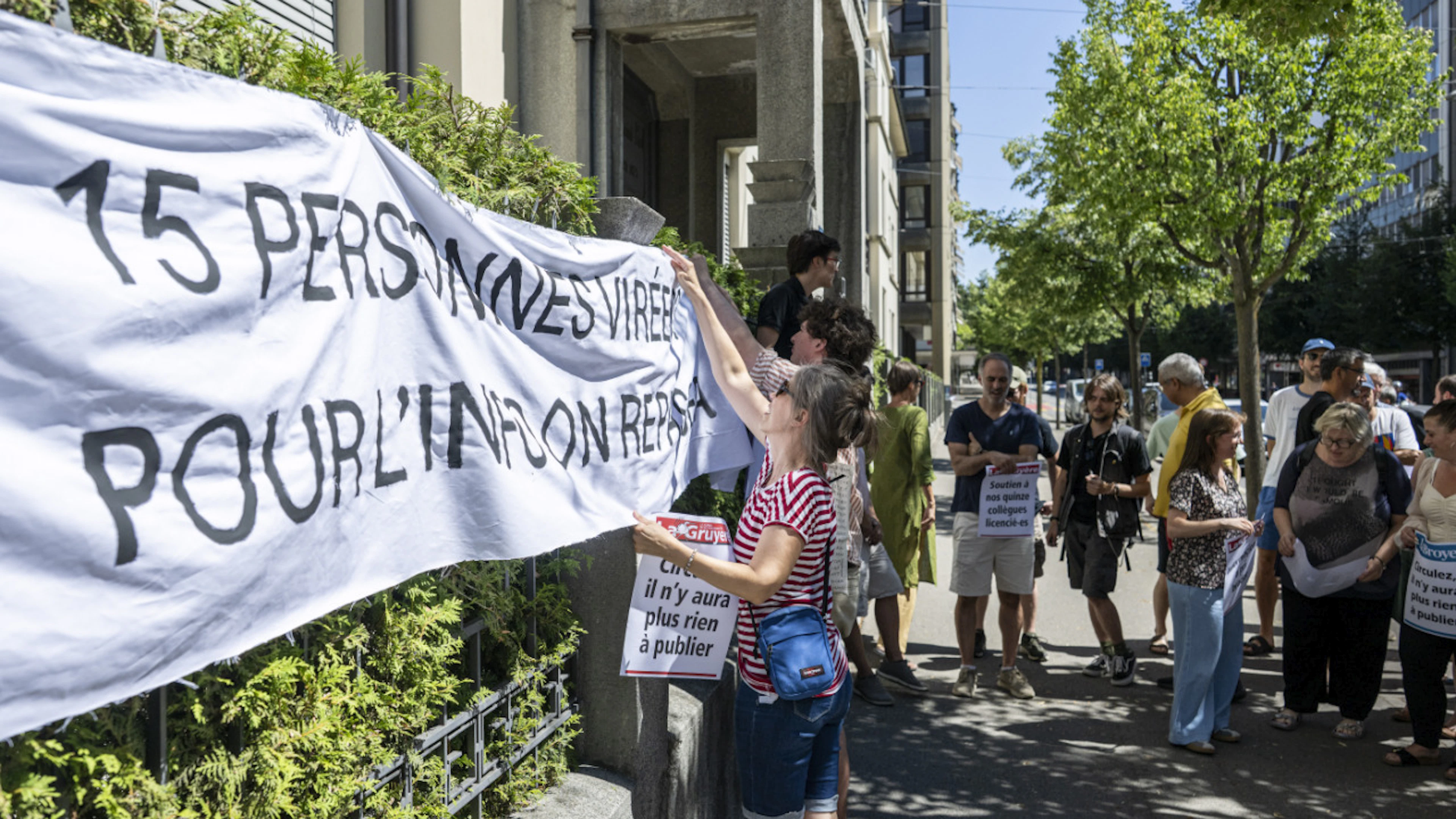Nuova mobilitazione contro i licenziamenti presso St-Paul Médias
