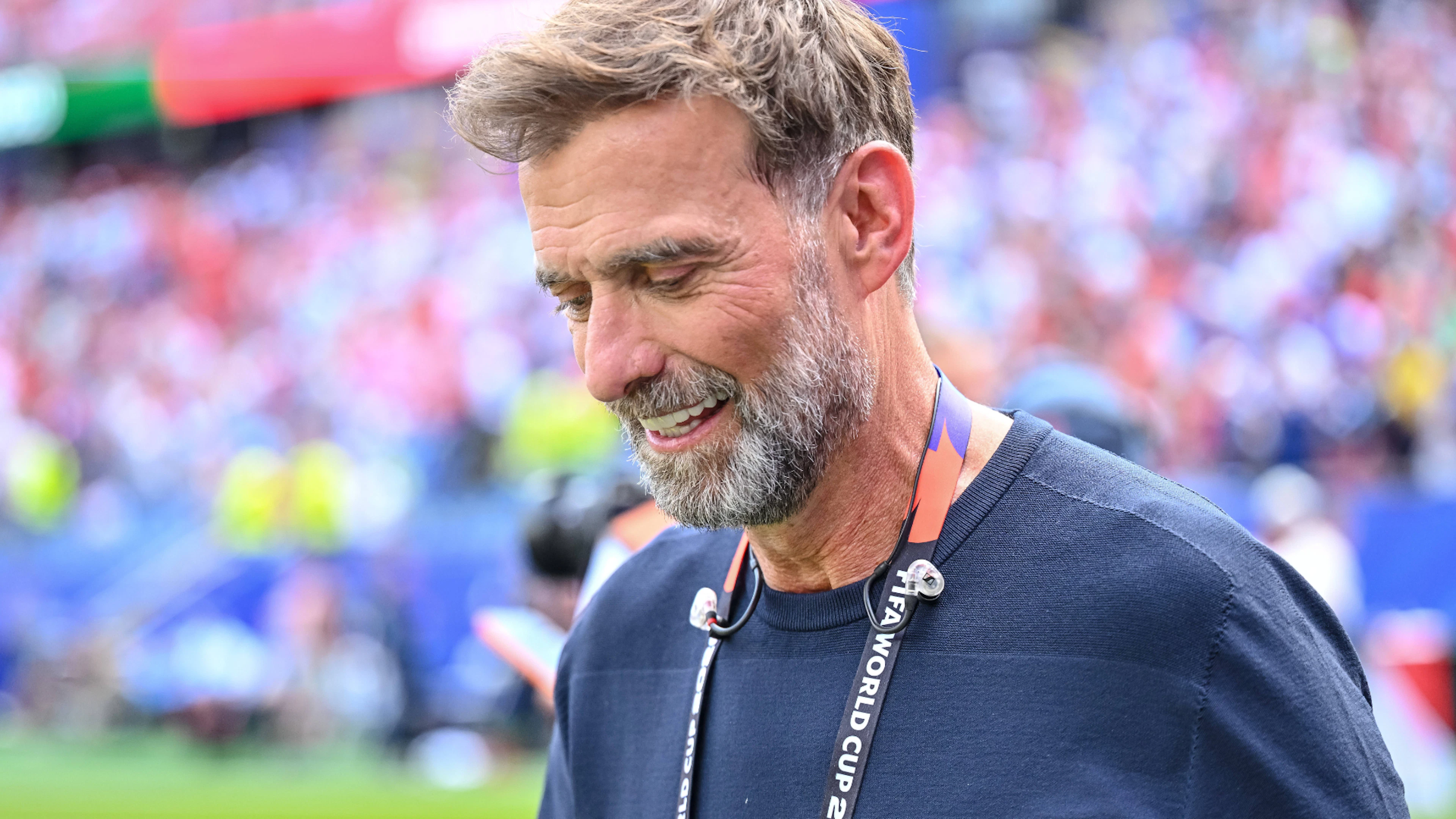 Jürgen Klopp beim WM-Viertelfinalspiel zwischen Frankreich und Marokko.