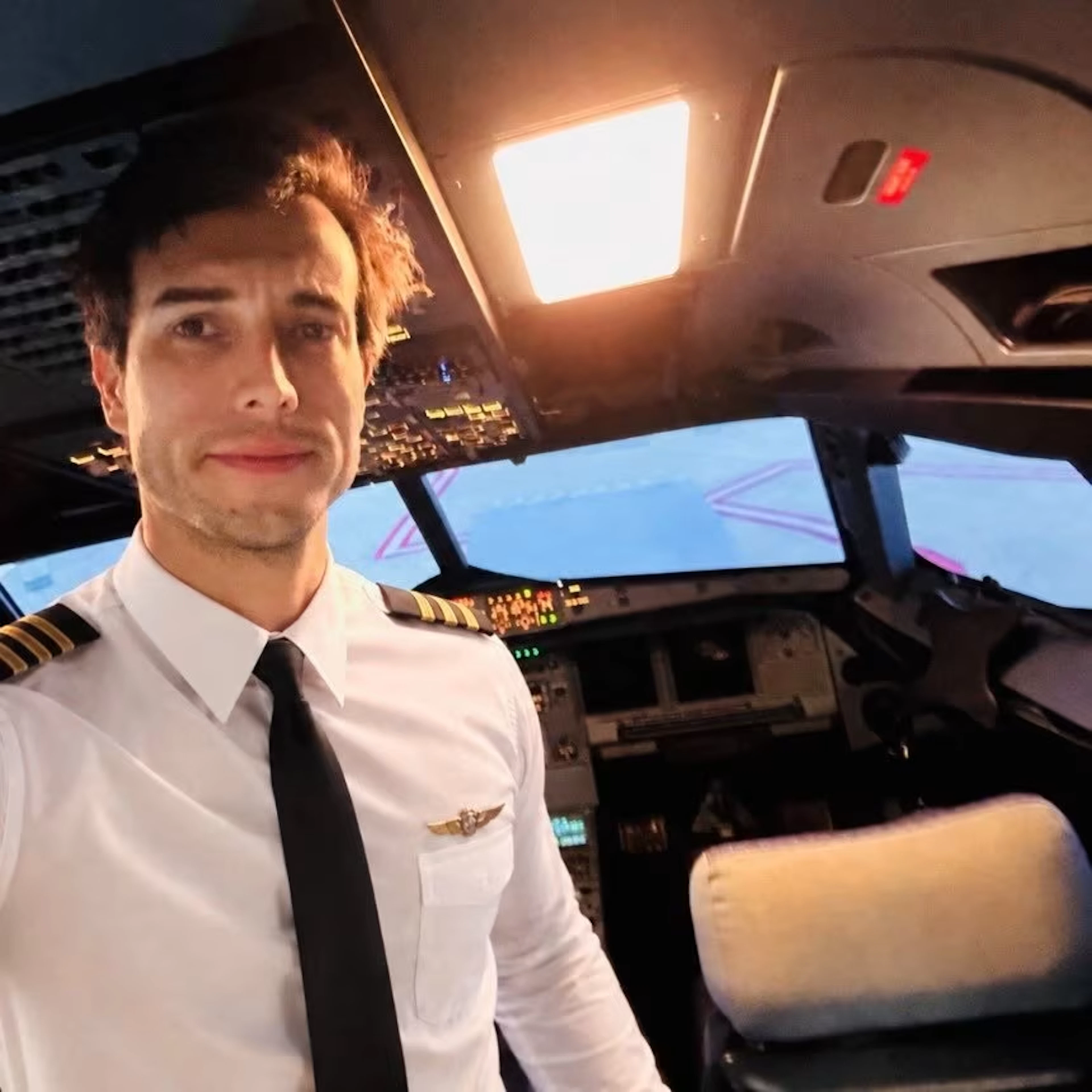 Der Fluglehrer Leandro Andrés Bertazzo sprang während einer Flugstunde aus dem fliegenden Flugzeug.