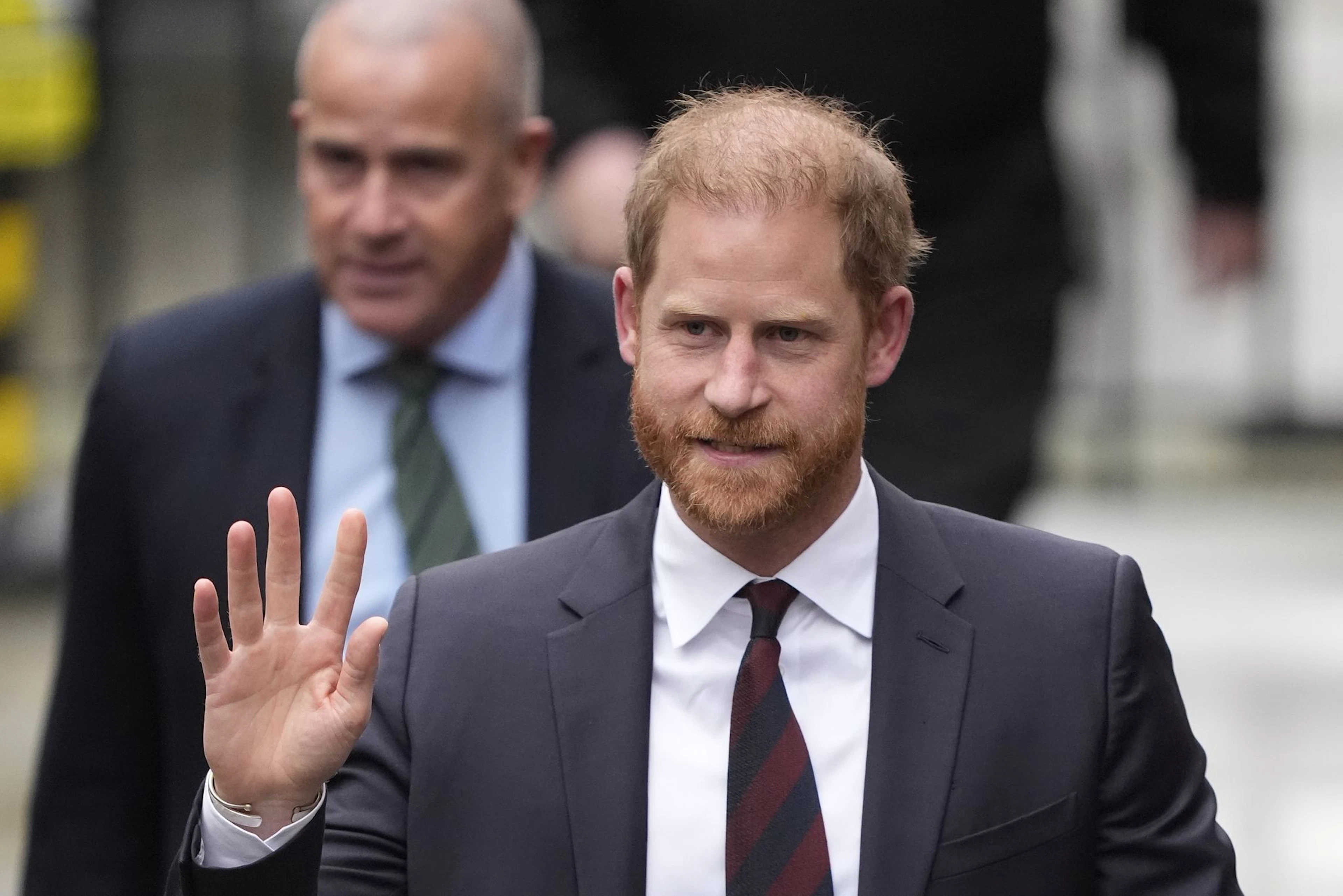 Der britische Prinz Harry traf Berichten zufolge seinen Vater. (Archivbild)