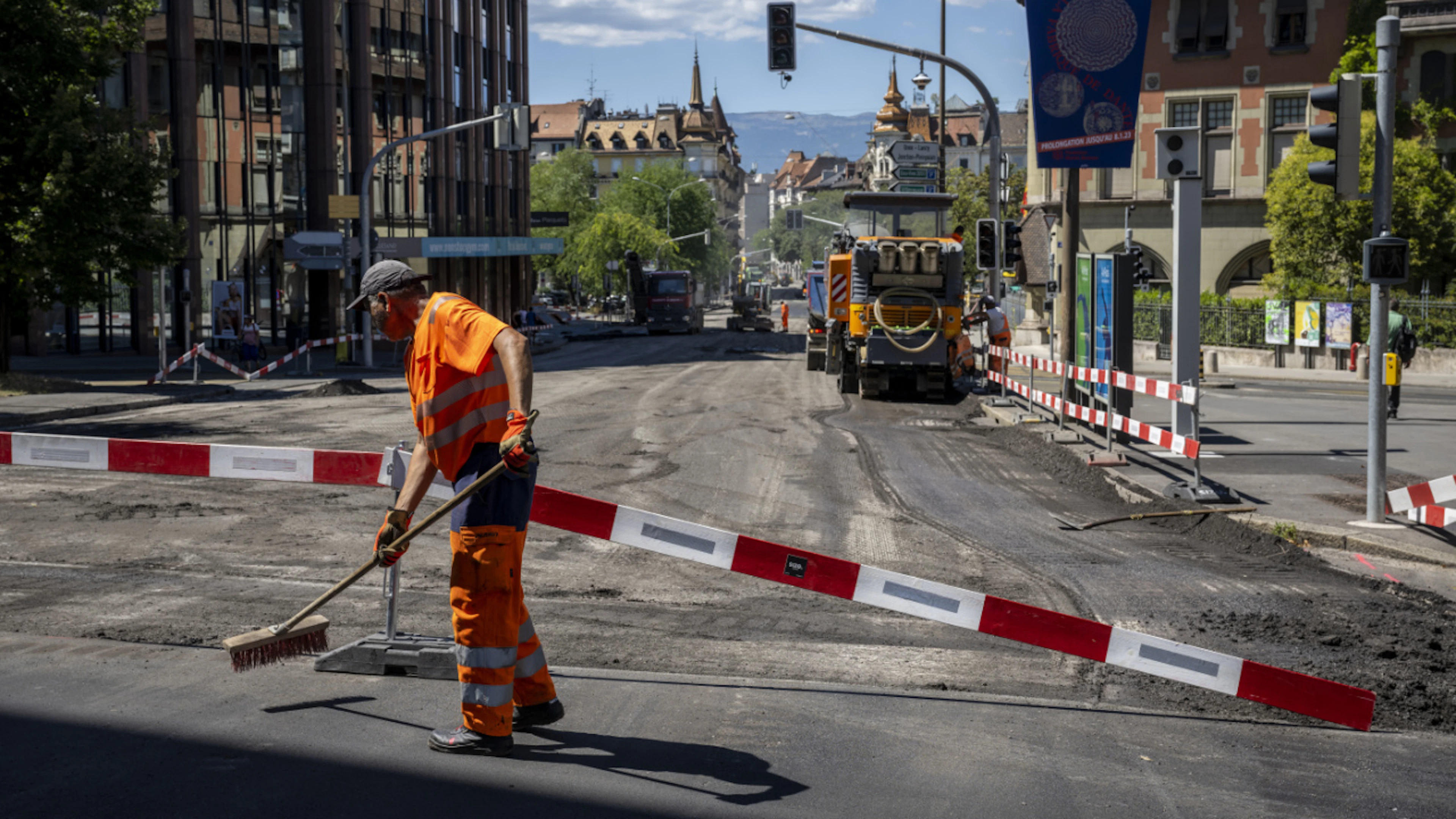 Travail extérieur et au soleil banni après 13h00 dès lundi à Genève