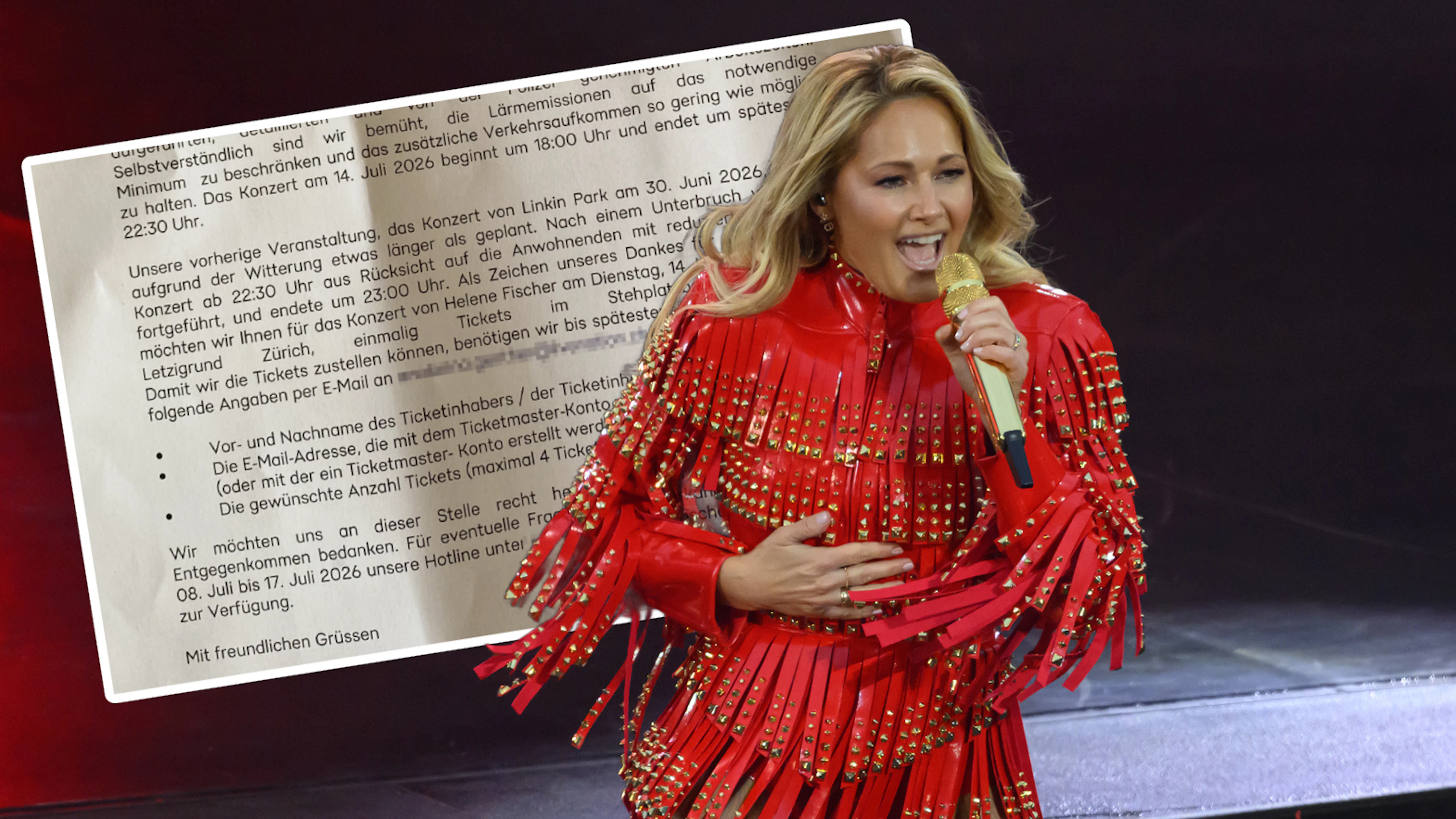 Helene Fischer füllt Letzigrund mit Gratis-Tickets auf
