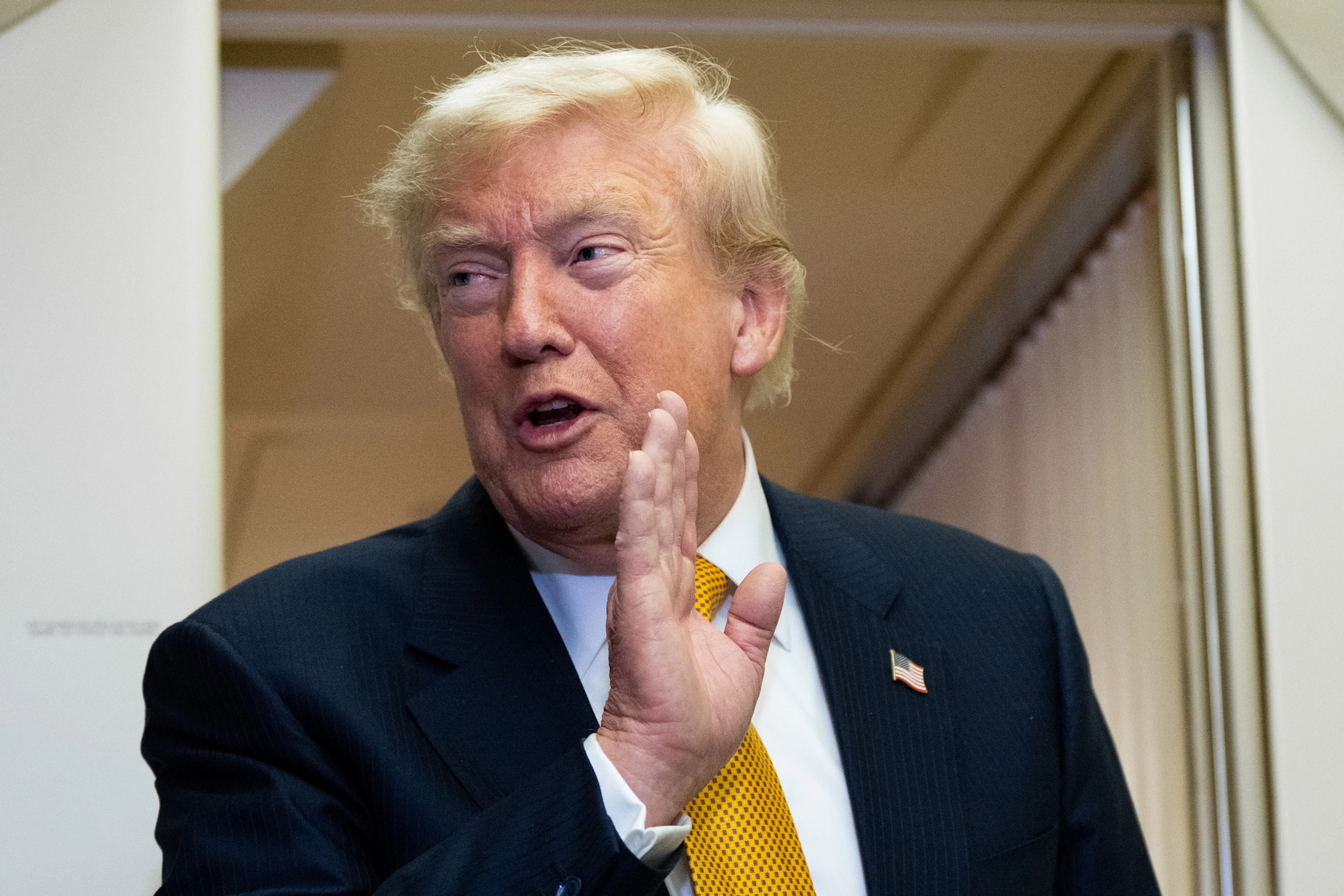 Il presidente degli Stati Uniti Donald Trump.