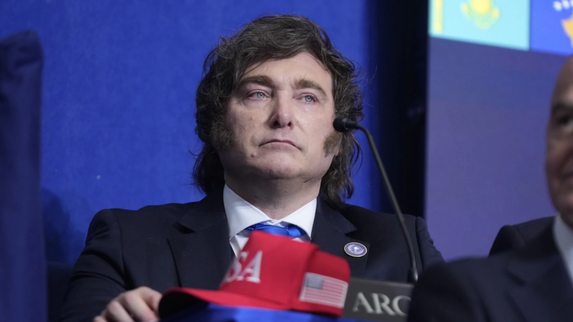 Il presidente argentino Javier Milei