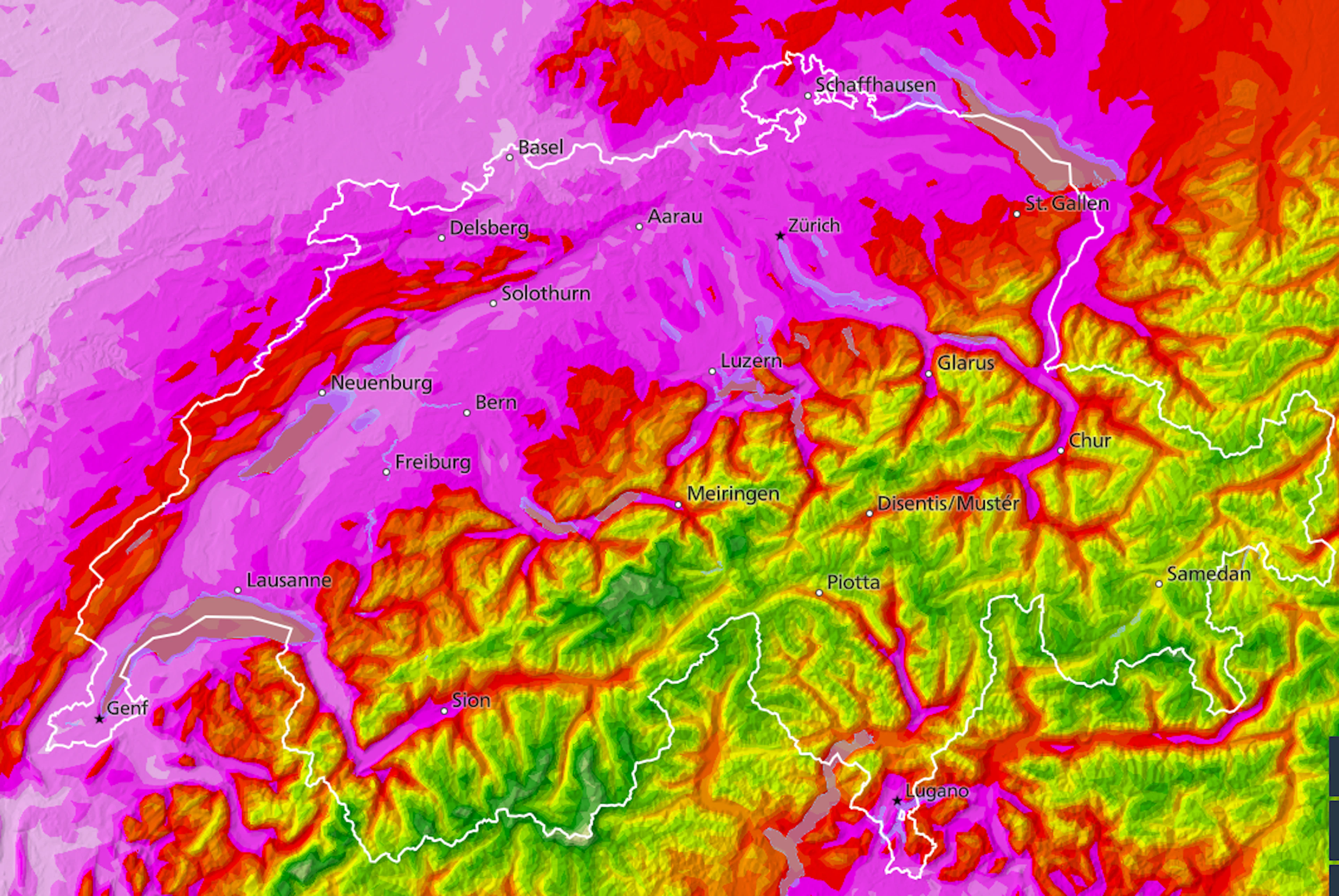 Extreme temperatures are expected again in Switzerland in the coming days.