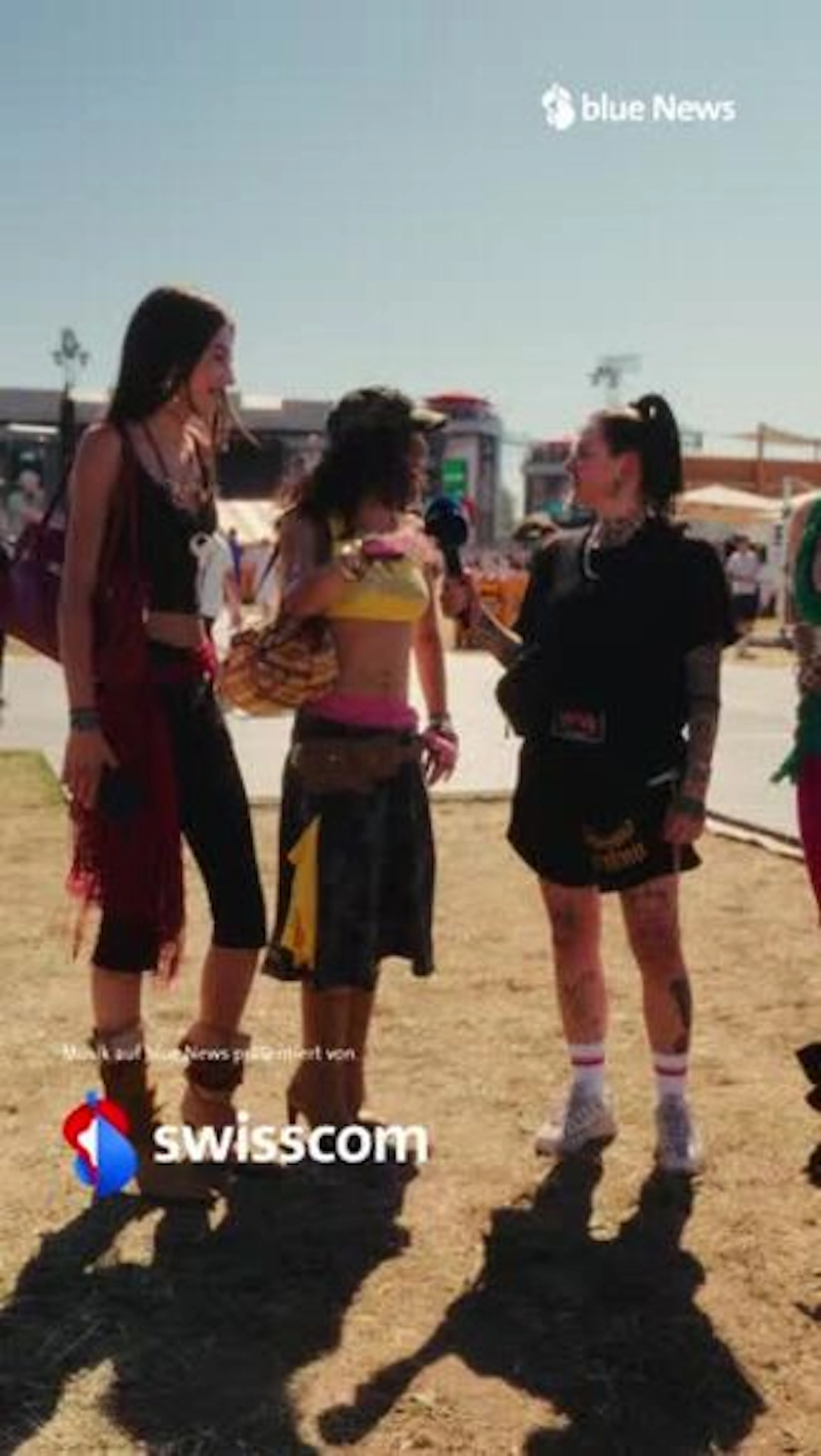 In Highheels am Festival